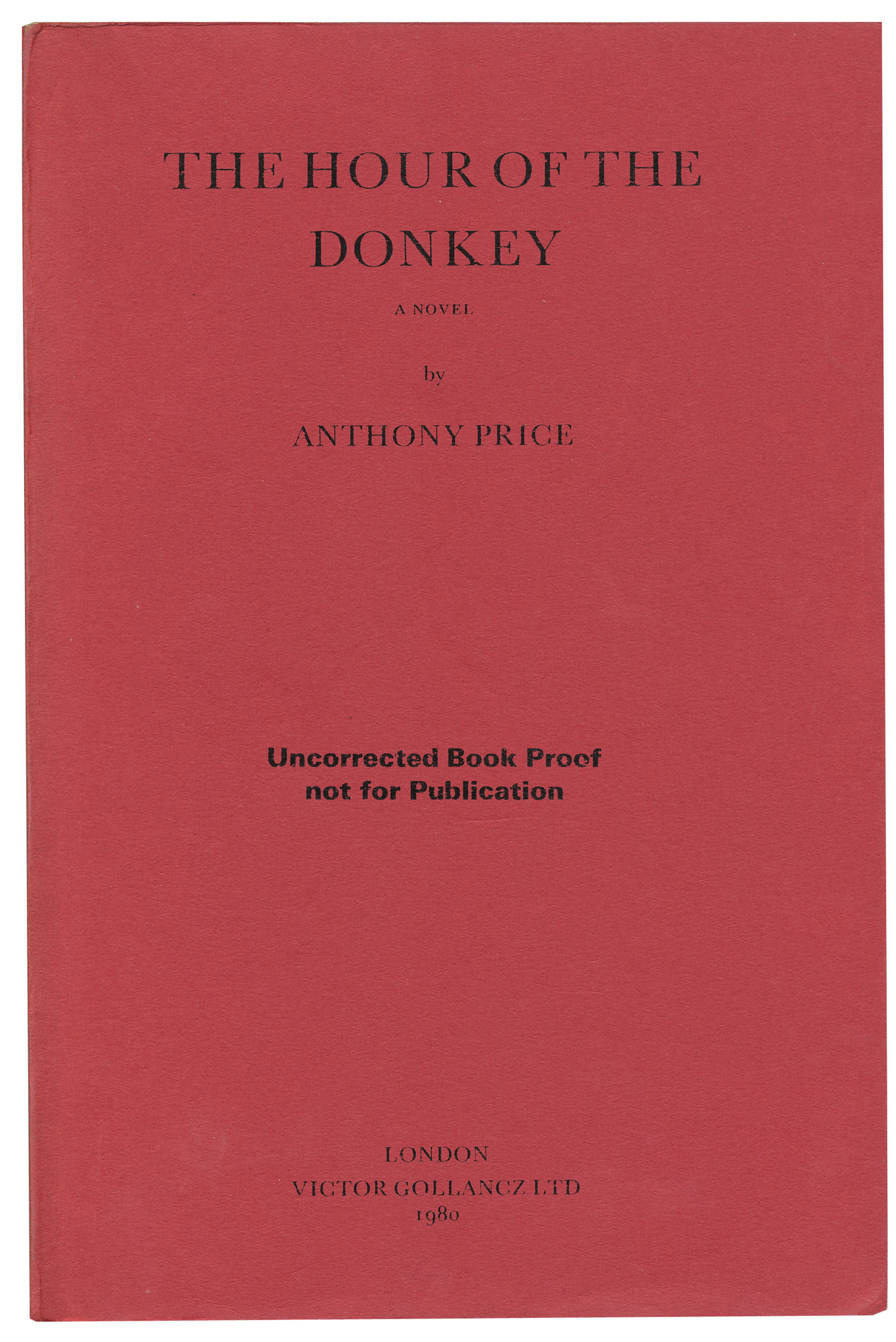 The Hour of the Donkey - , 