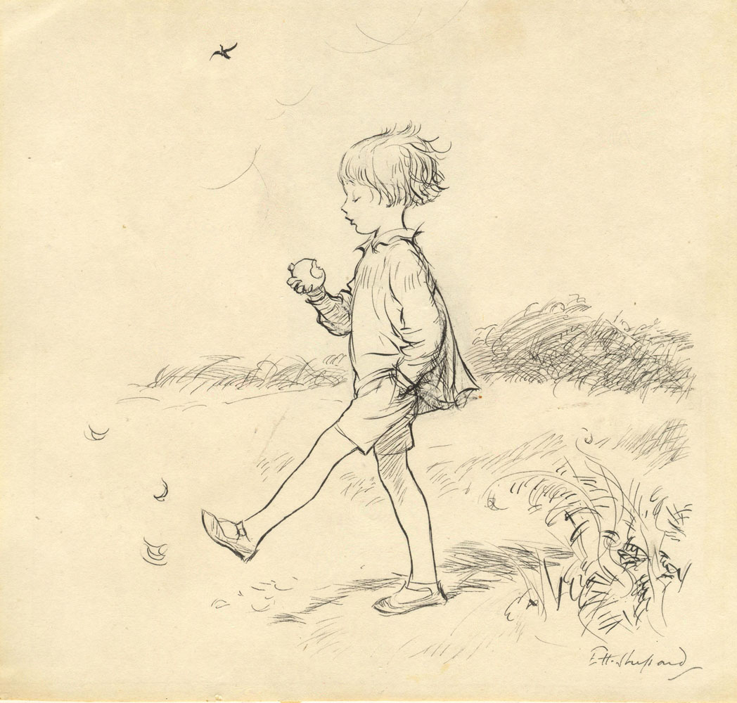 Original Drawing for the House at Pooh Corner - , 