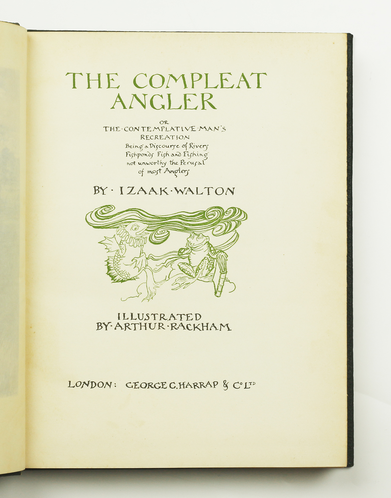 The Compleat Angler By Rackham Arthur Walton Izaak