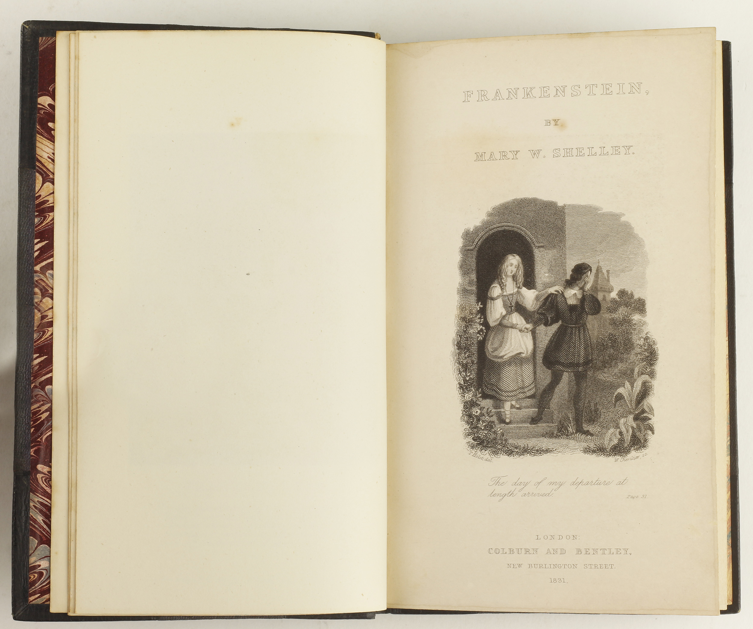 Frankestein 1818 vs 1831 edition