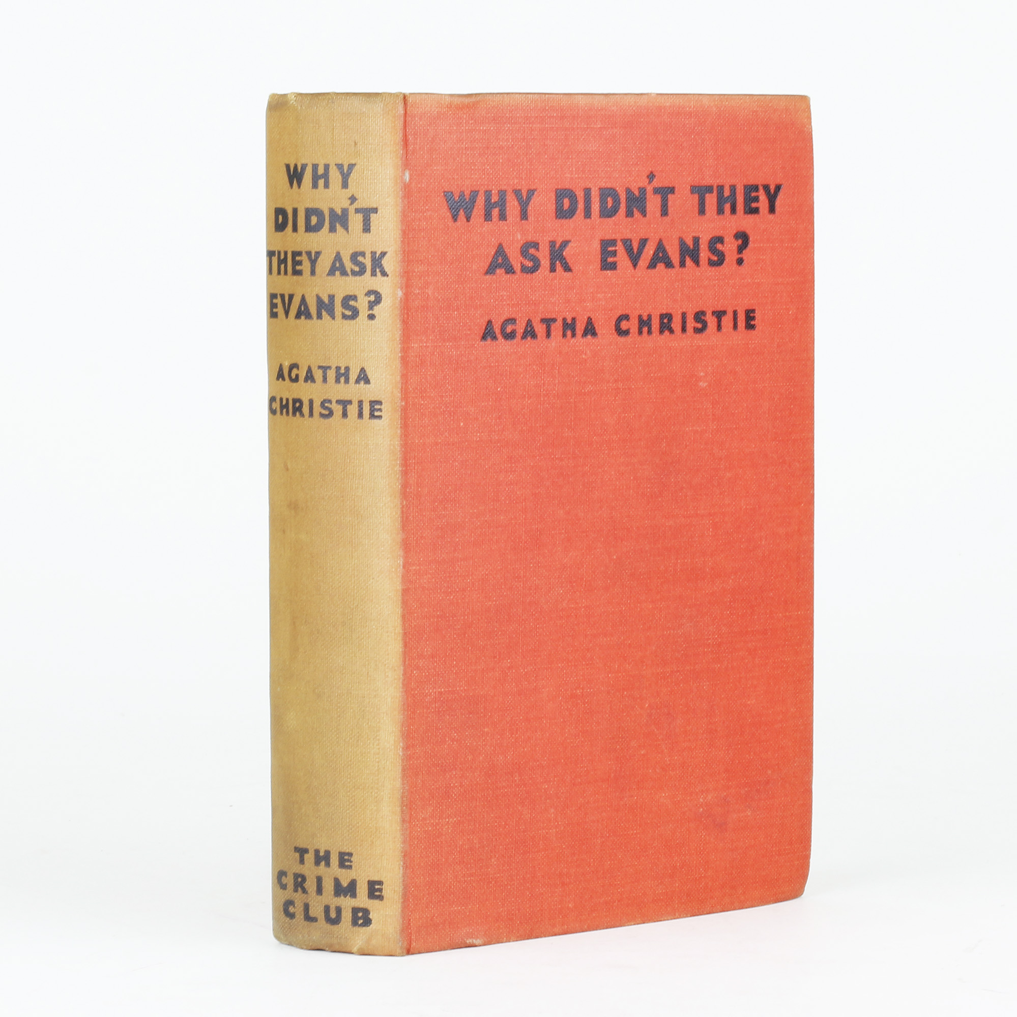 Why Didn't They Ask Evans? by CHRISTIE, Agatha Jonkers Rare Books Why Didn't They Ask Evans? by CHRISTIE, Agatha Jonkers Rare Books