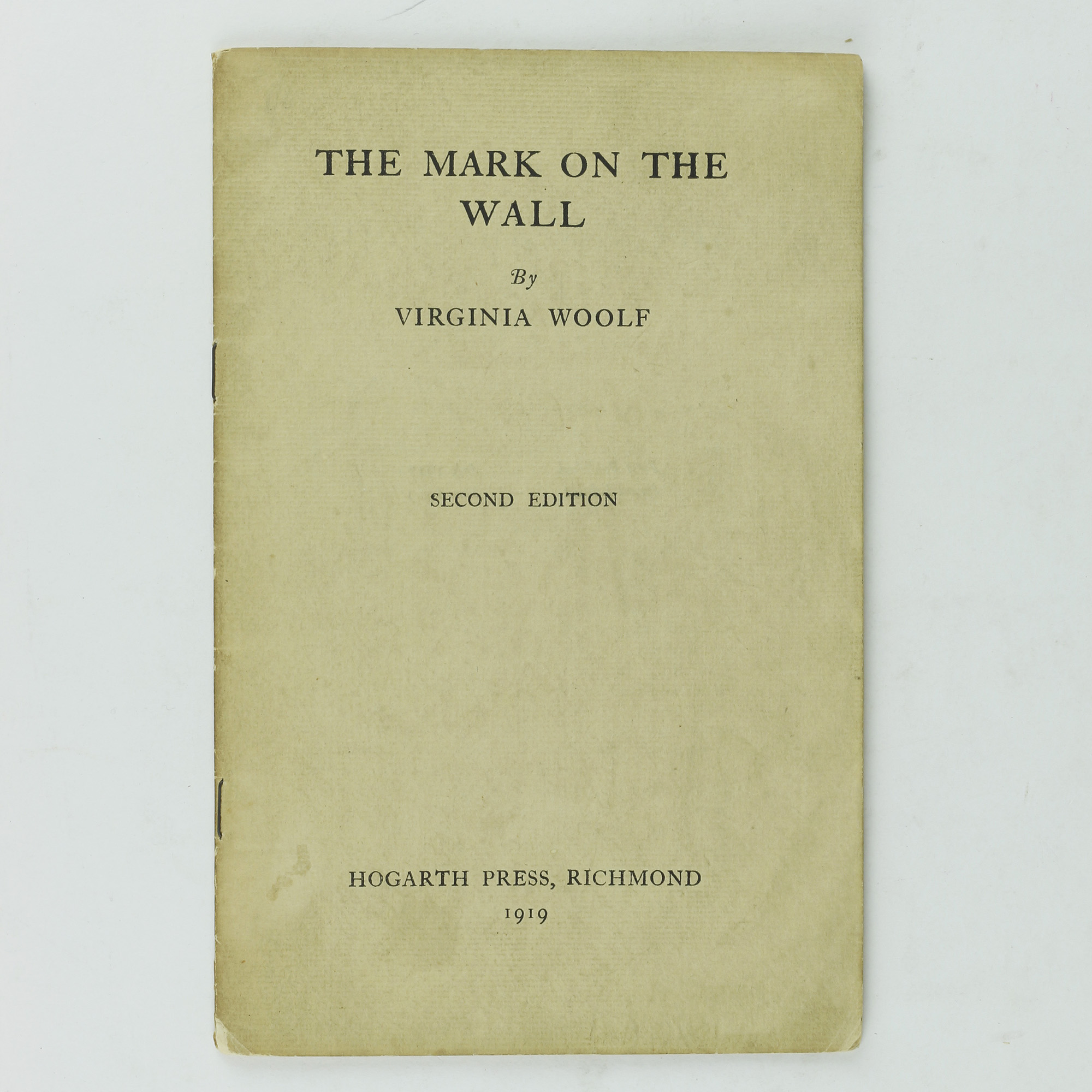 The Mark on the Wall by WOOLF, Virginia Jonkers Rare Books