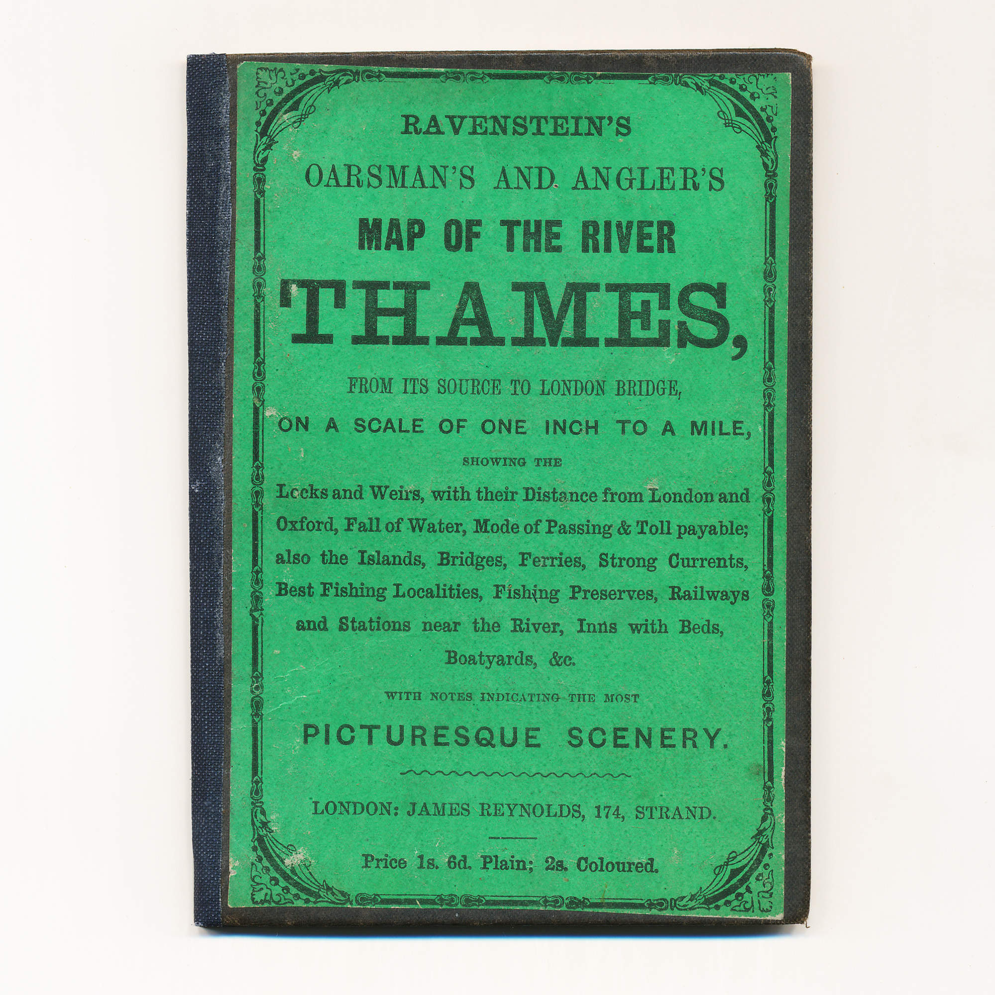 The Oarsman's and Angler's Map of the River Thames - , 