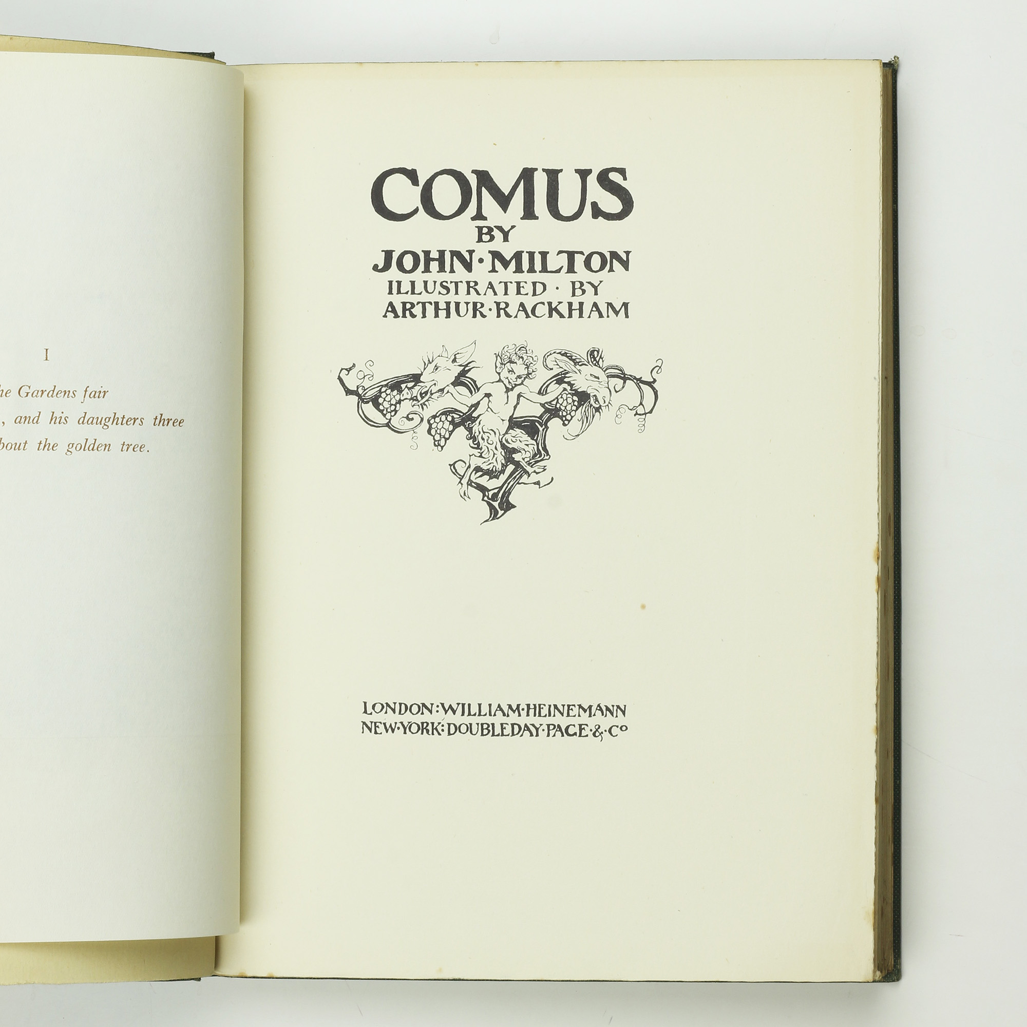 Comus by RACKHAM, Arthur - Jonkers Rare Books