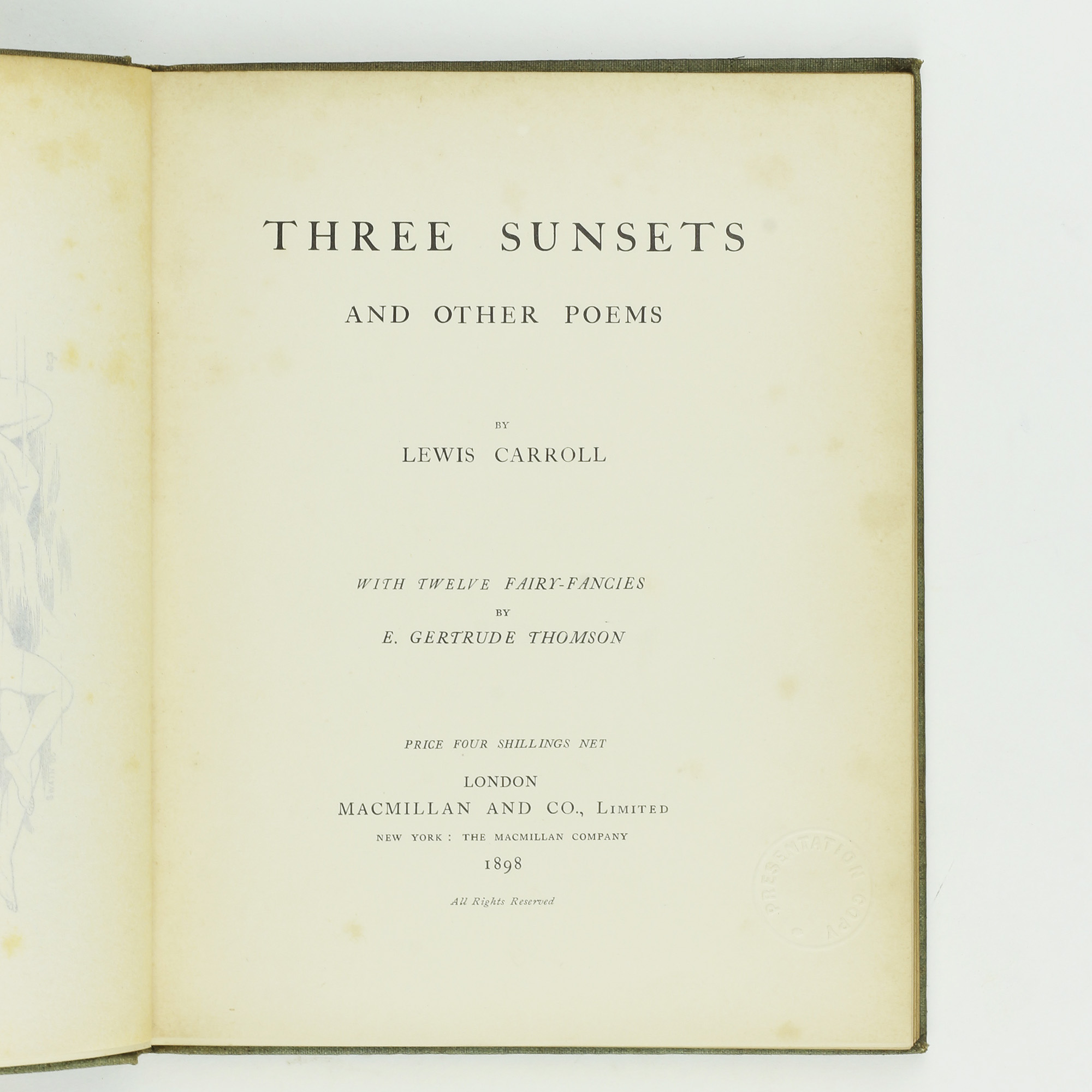 three sunsets and other poems lewis carroll three sunsets and other poems lewis carroll