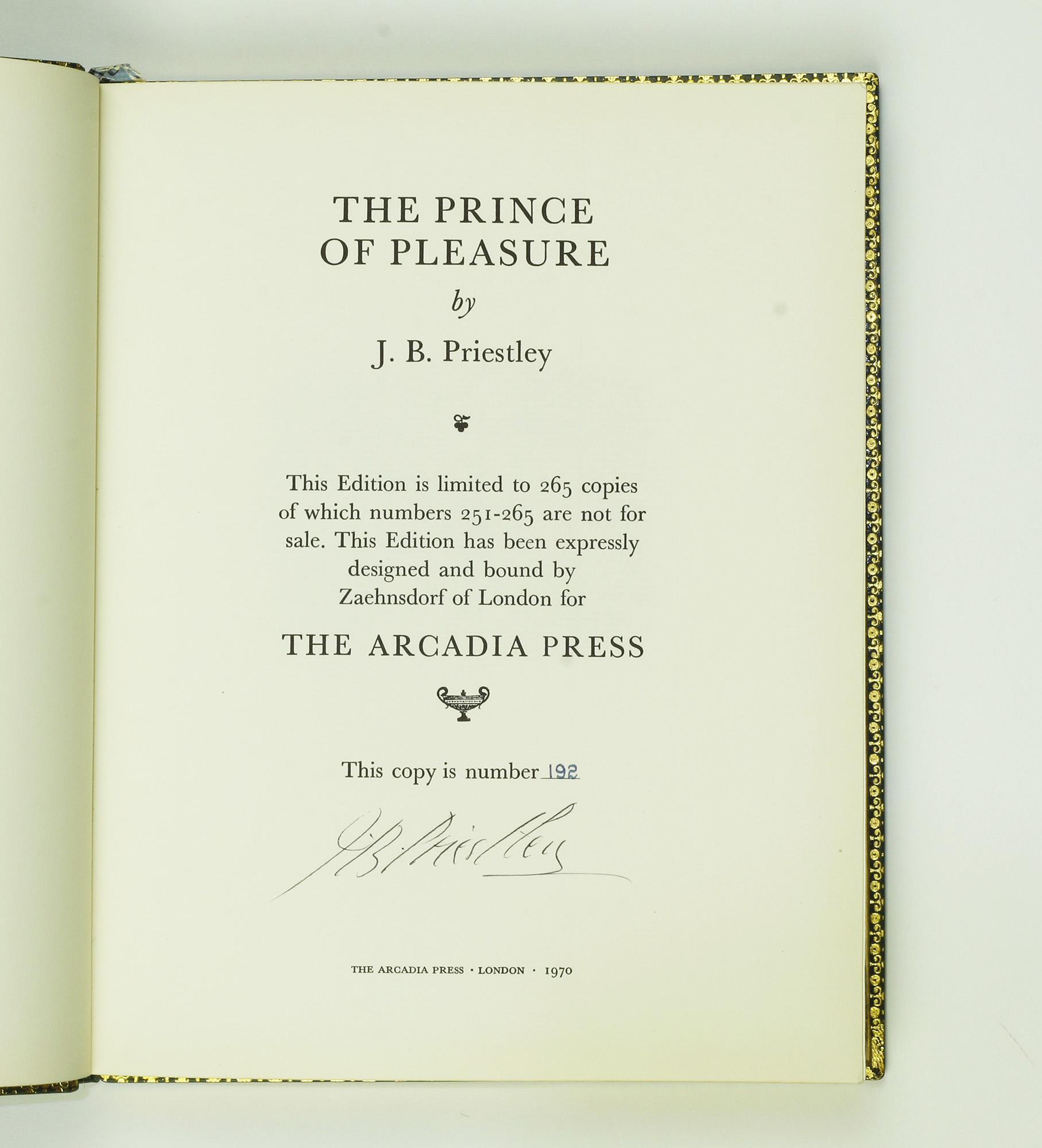 A Prince of Pleasure by Hugh Stokes