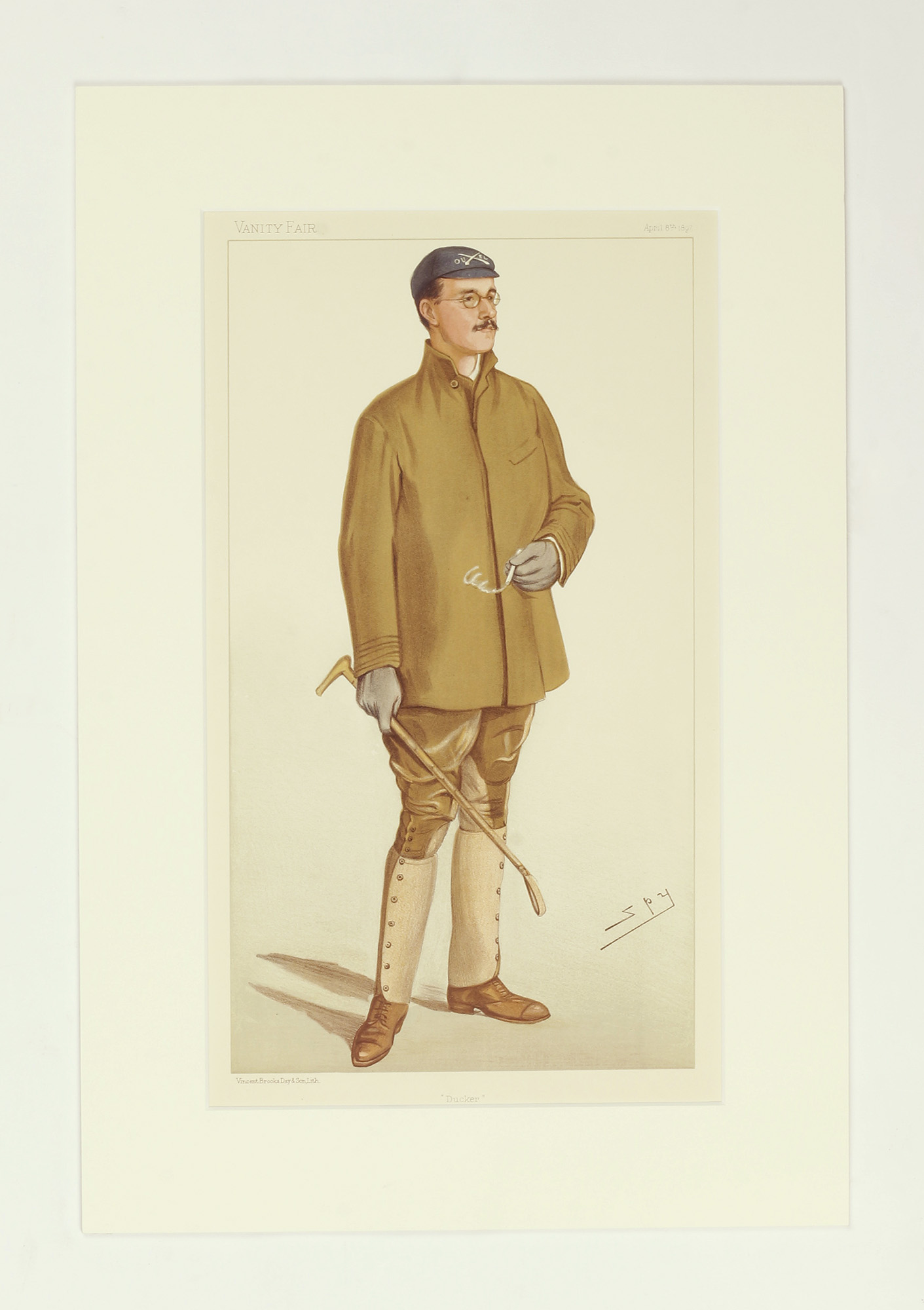 Ducker: Vanity Fair Vintage Rowing Print - , 