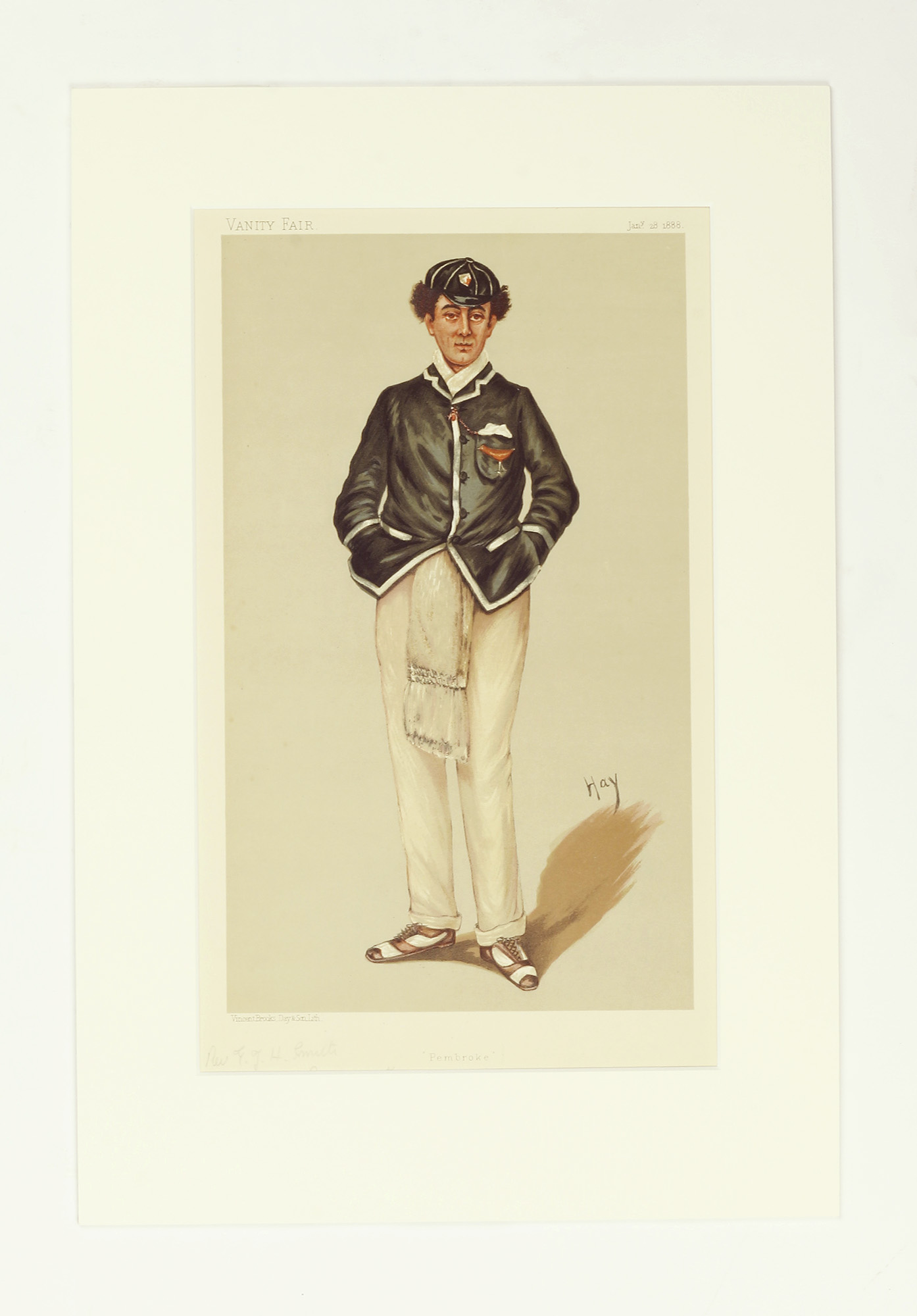 Pembroke: Vanity Fair Vintage Rowing Print - , 
