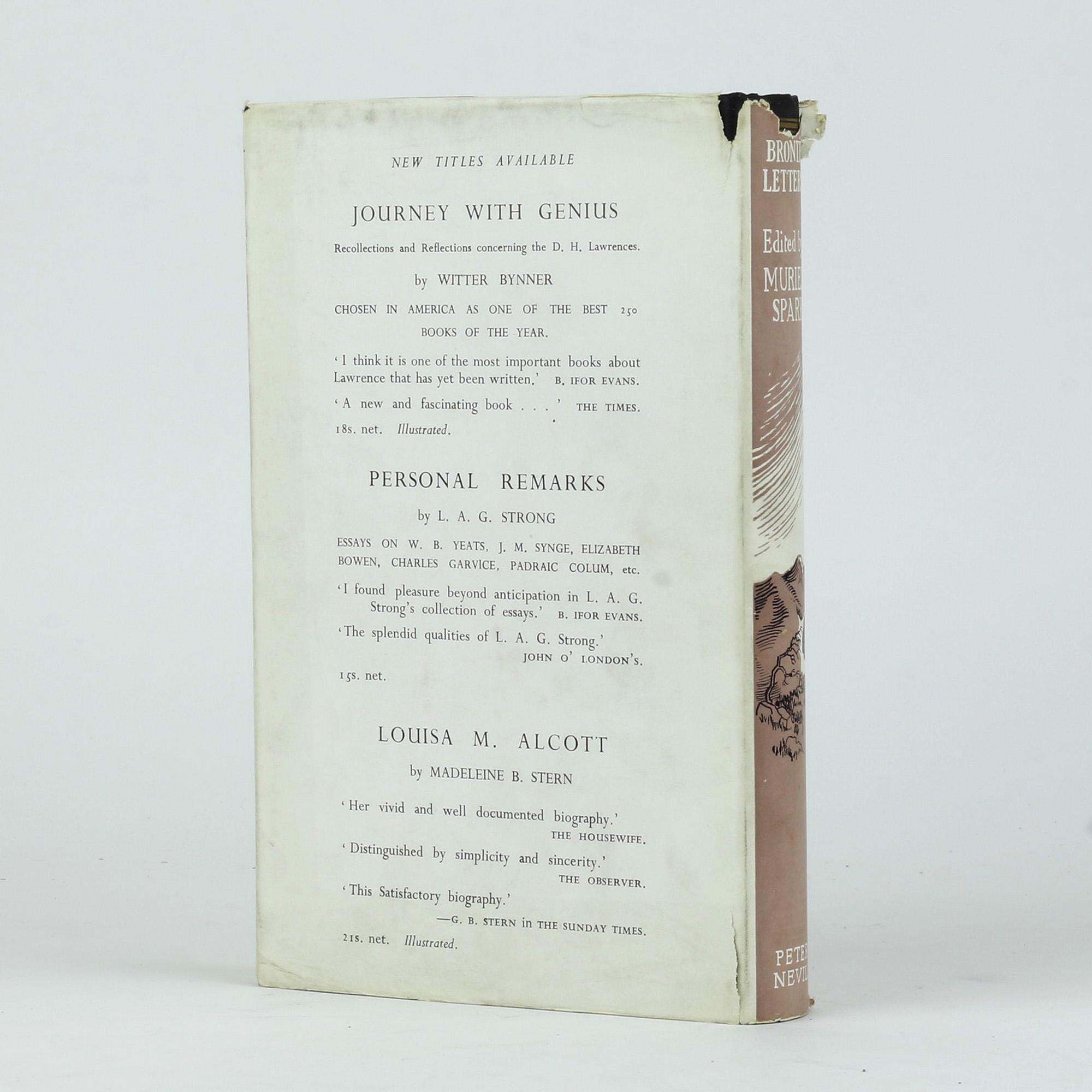 The Brontë Letters by SPARK, Muriel - Jonkers Rare Books