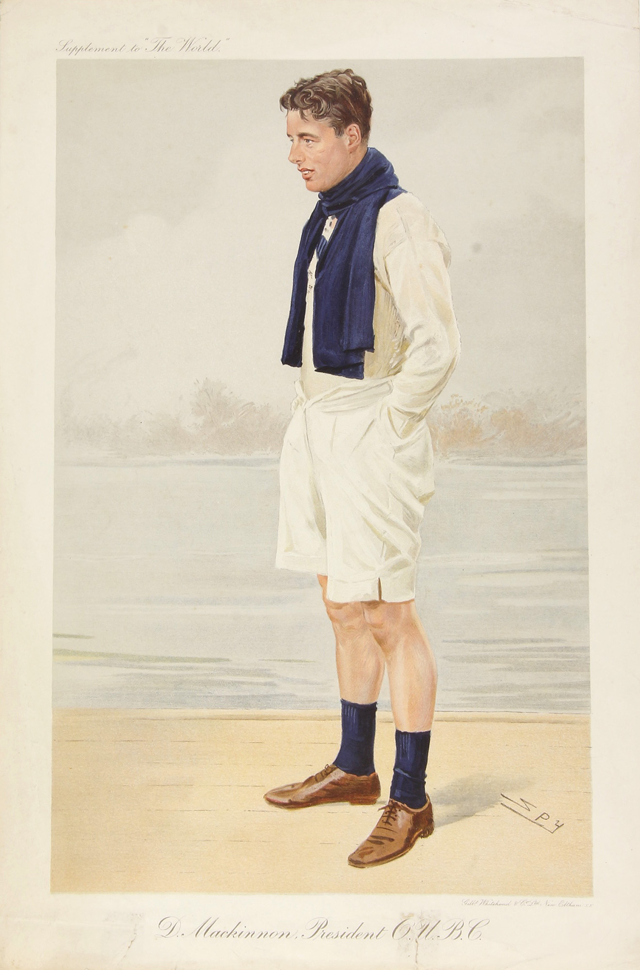 Vintage Rowing Print - , 