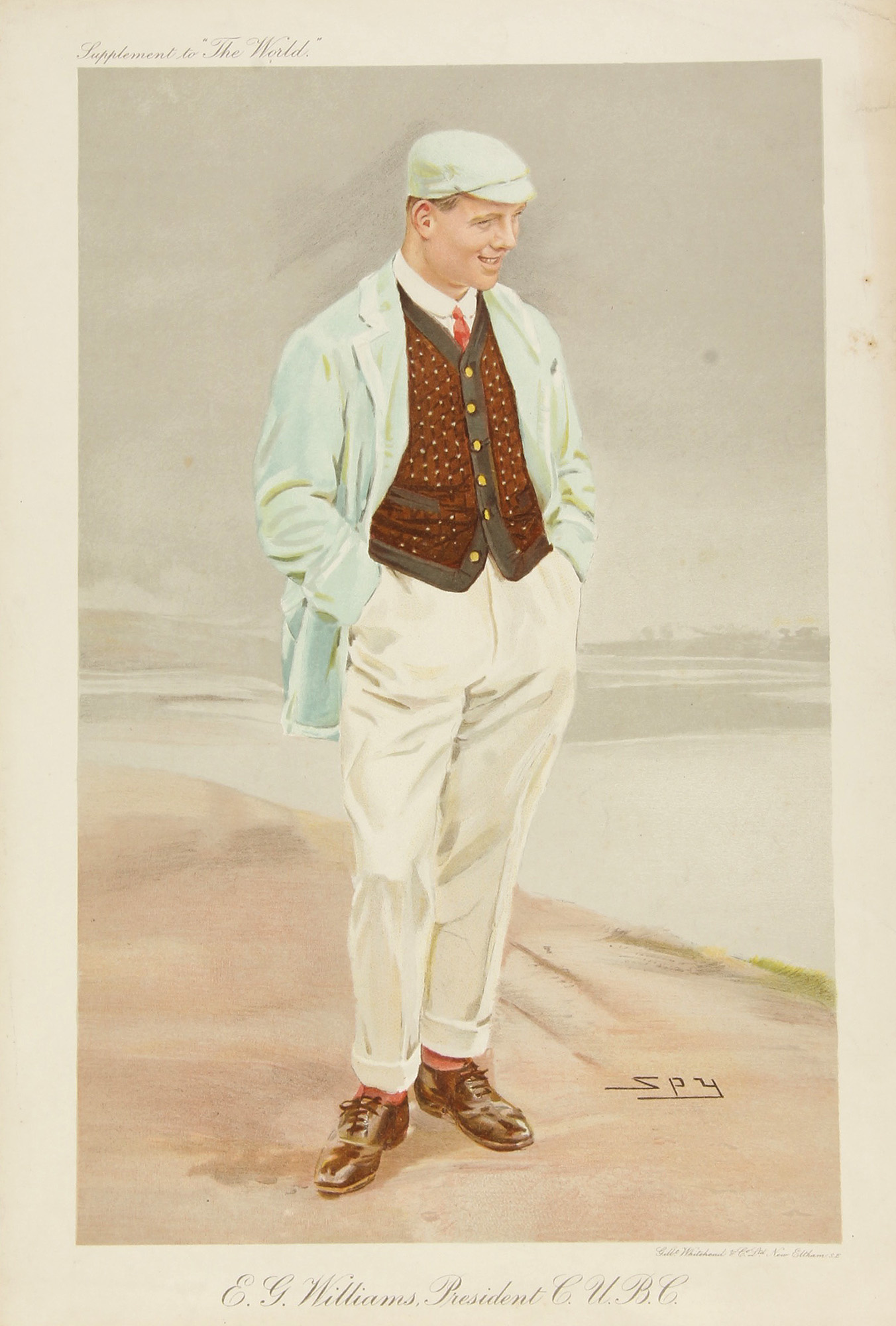 E.g. Williams, President c.u.b.c. : Vintage Rowing Print - , 