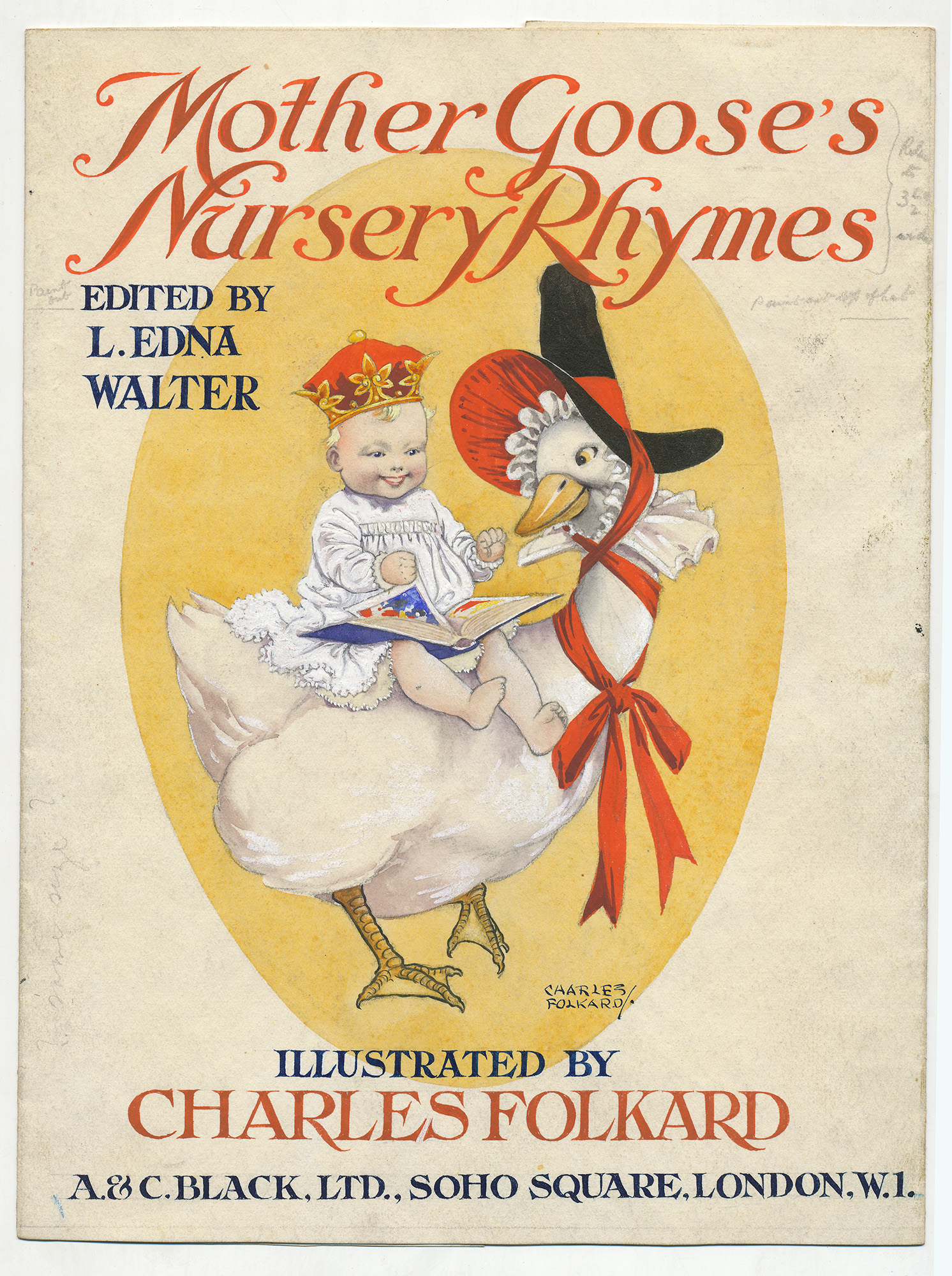 Original Artwork for Mother Goose's Nursery Rhymes - , 