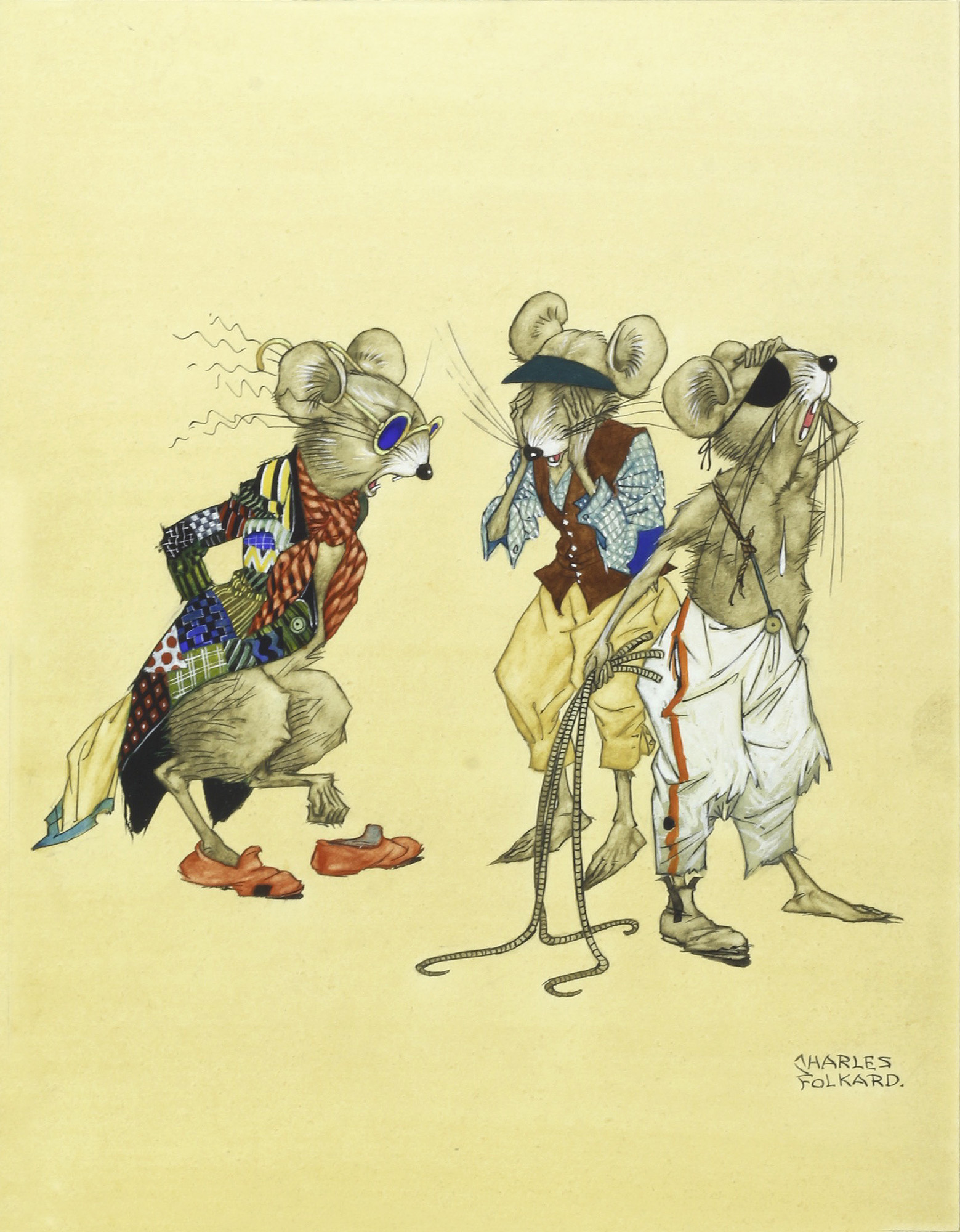 Original Illustration: Three Blind Mice - , 