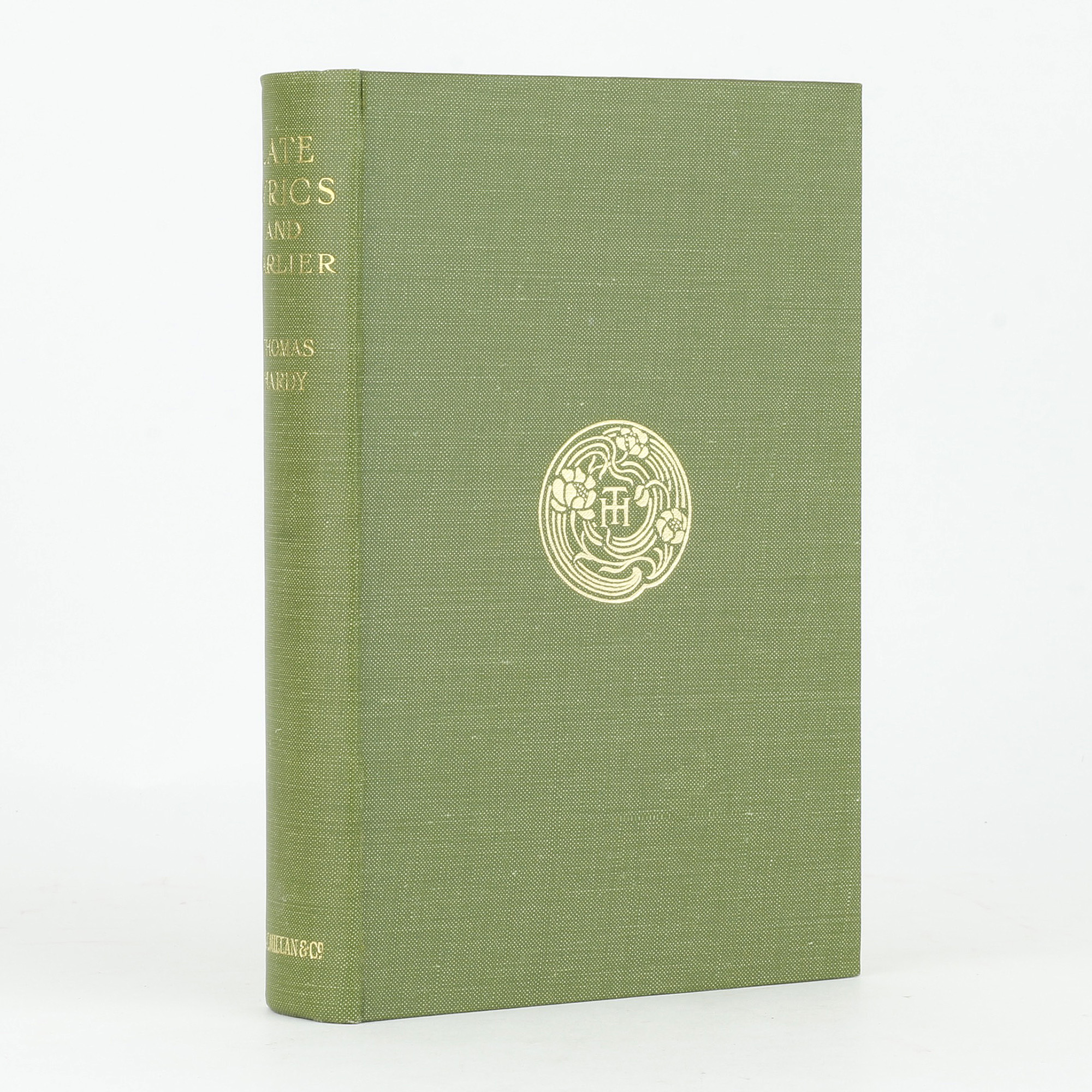 Late Lyrics And Earlier By HARDY Thomas Jonkers Rare Books