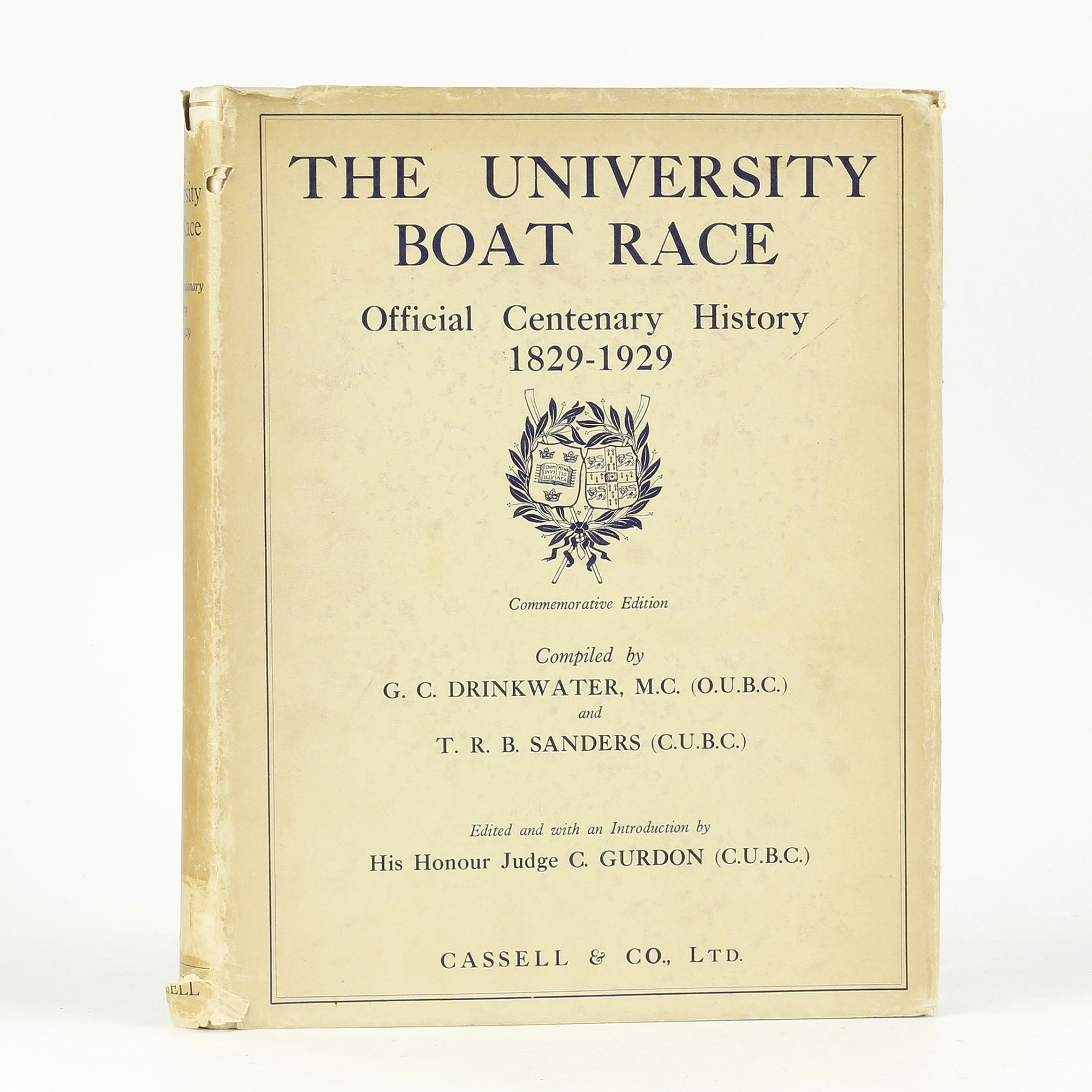The University Boat Race By Drinkwater G C And Sanders T R B Jonkers Rare Books