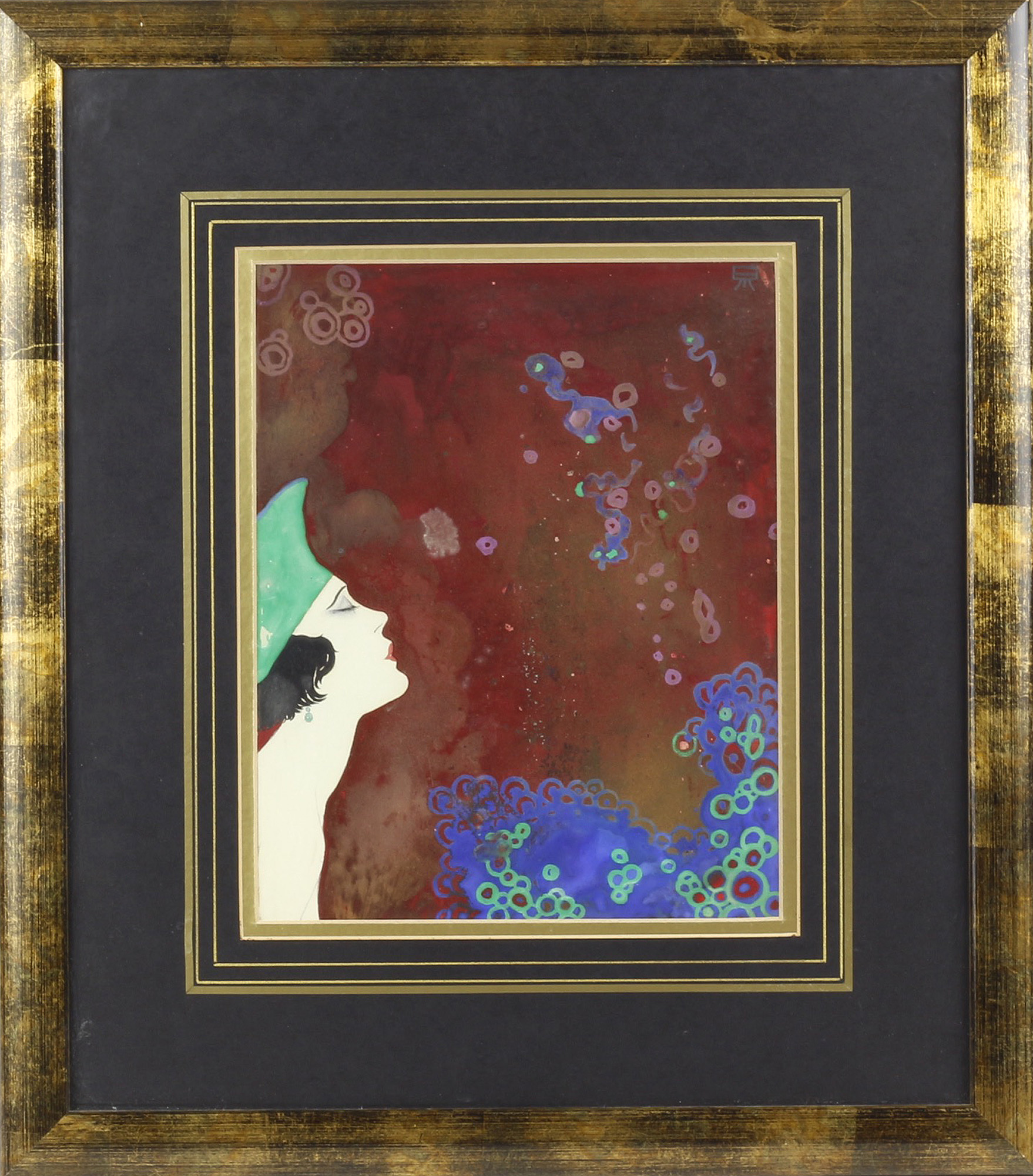Original Art Deco Painting By Balfour Ronald Balfour Original Art Deco Painting By Balfour Ronald Balfour
