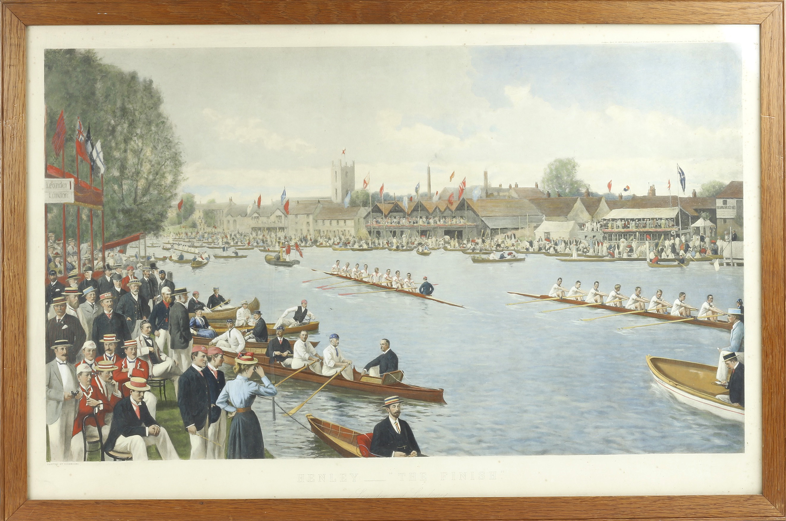 Henley Regatta - the Finish - , 