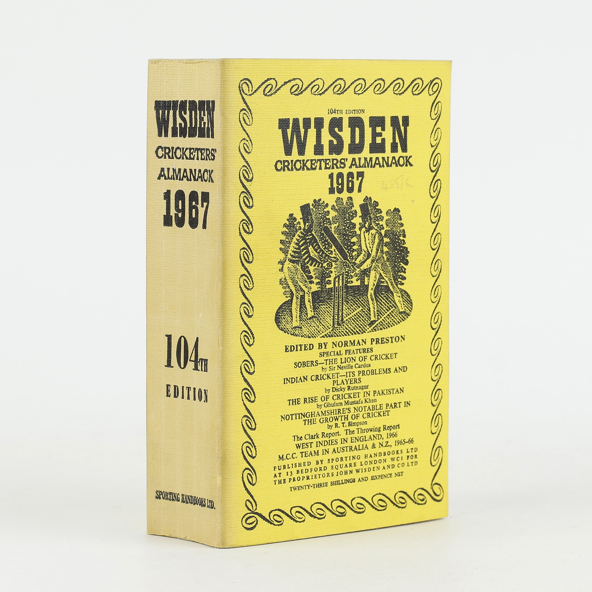 Wisden Cricketers' Almanack 1967 - , 