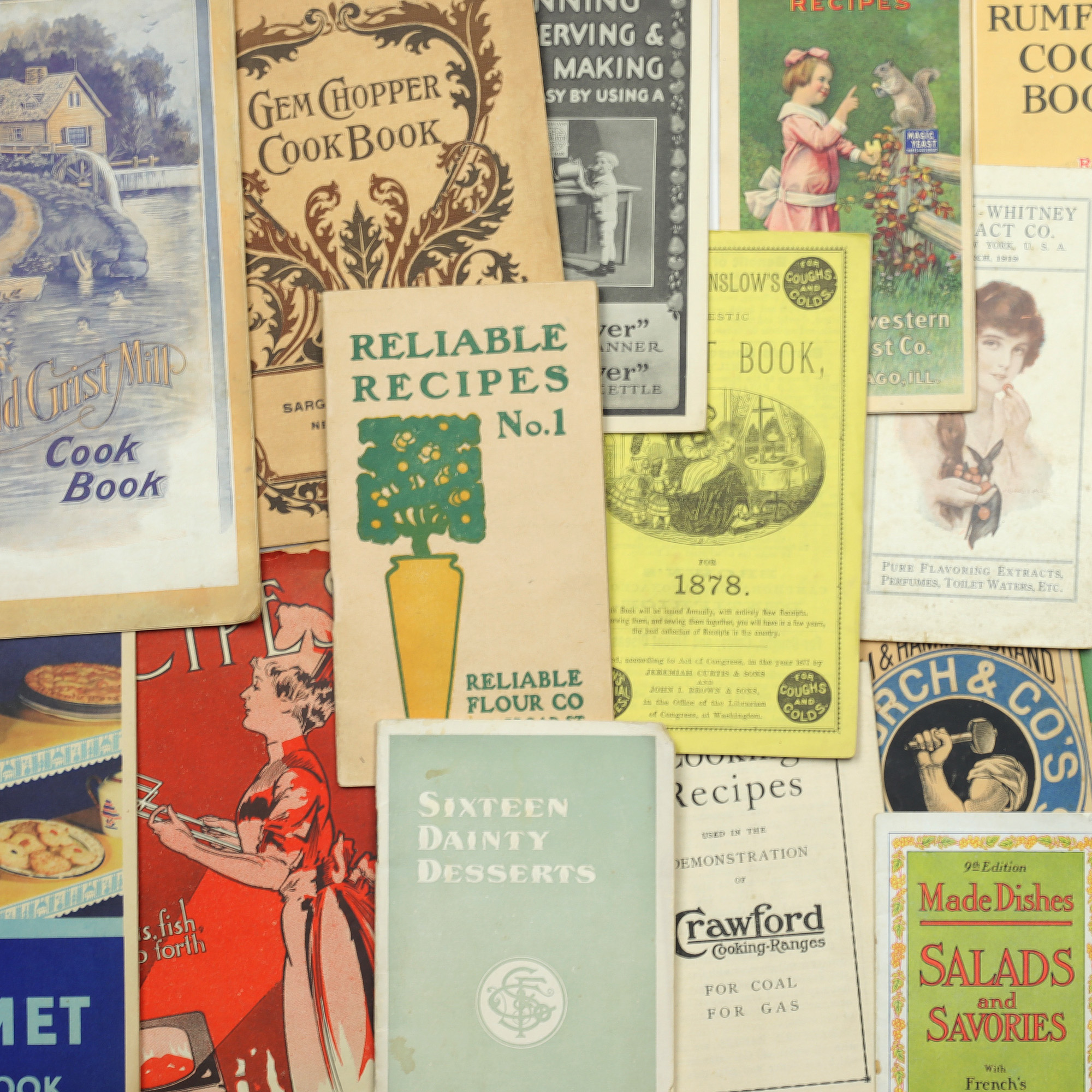 A Collection of Vintage American Cookery Pamphlets - ,