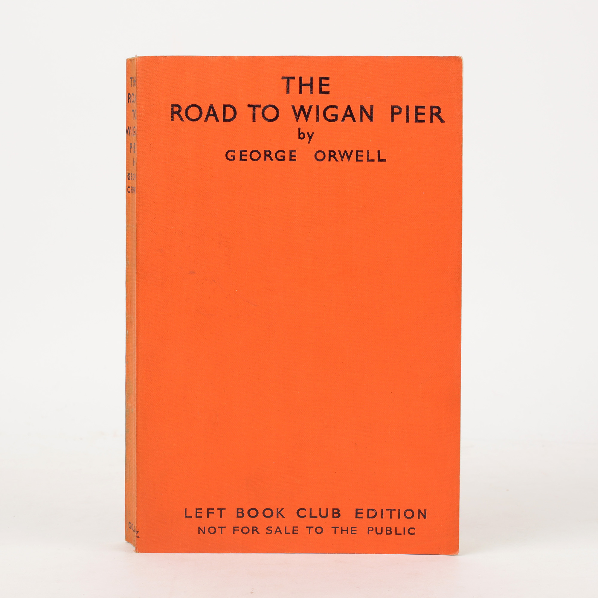 The Road to Wigan Pier by ORWELL, Jonkers Rare Books The Road to Wigan Pier by ORWELL, Jonkers Rare Books