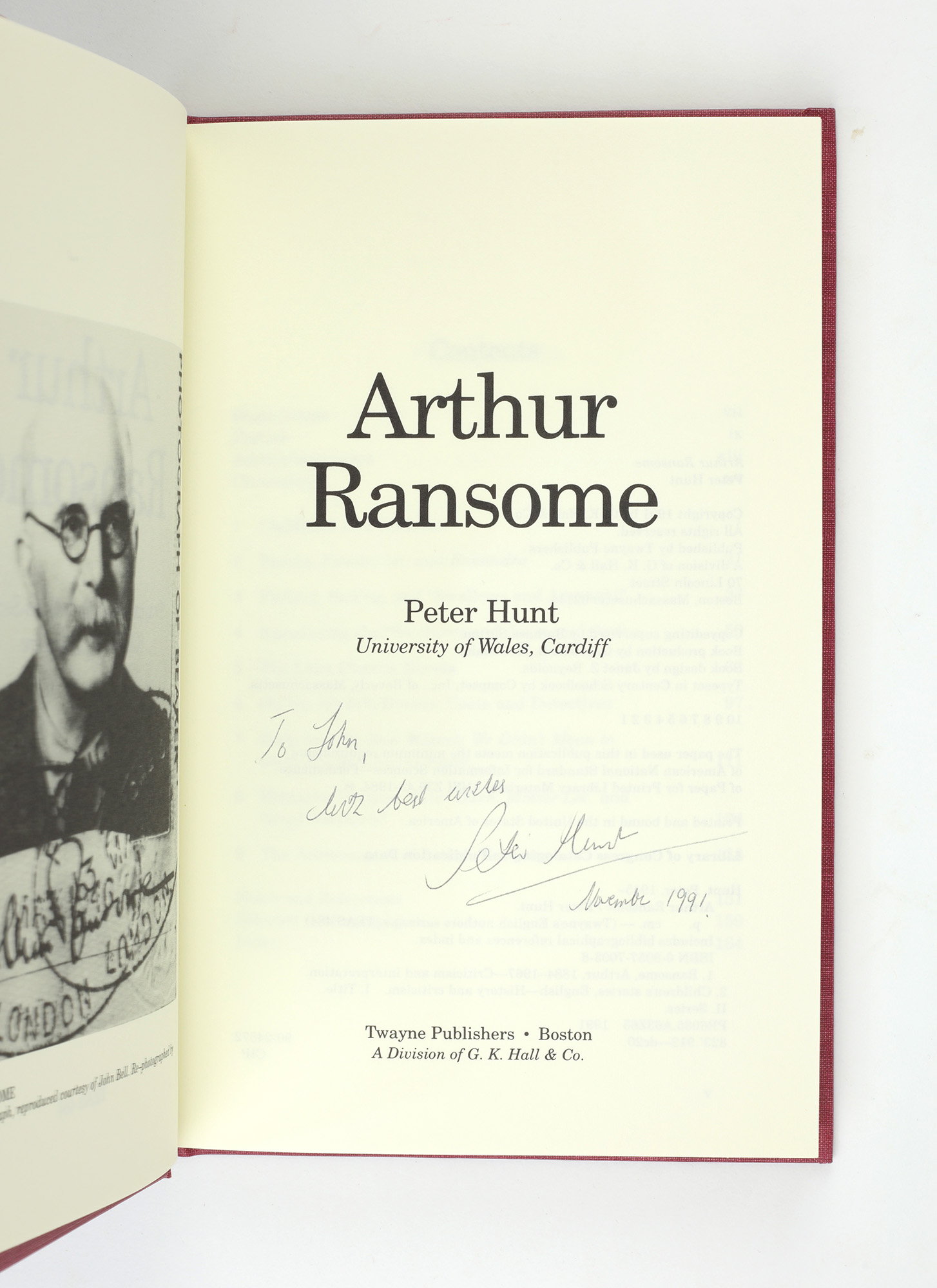 Arthur Ransome by [RANSOME, Arthur] - Jonkers Rare Books