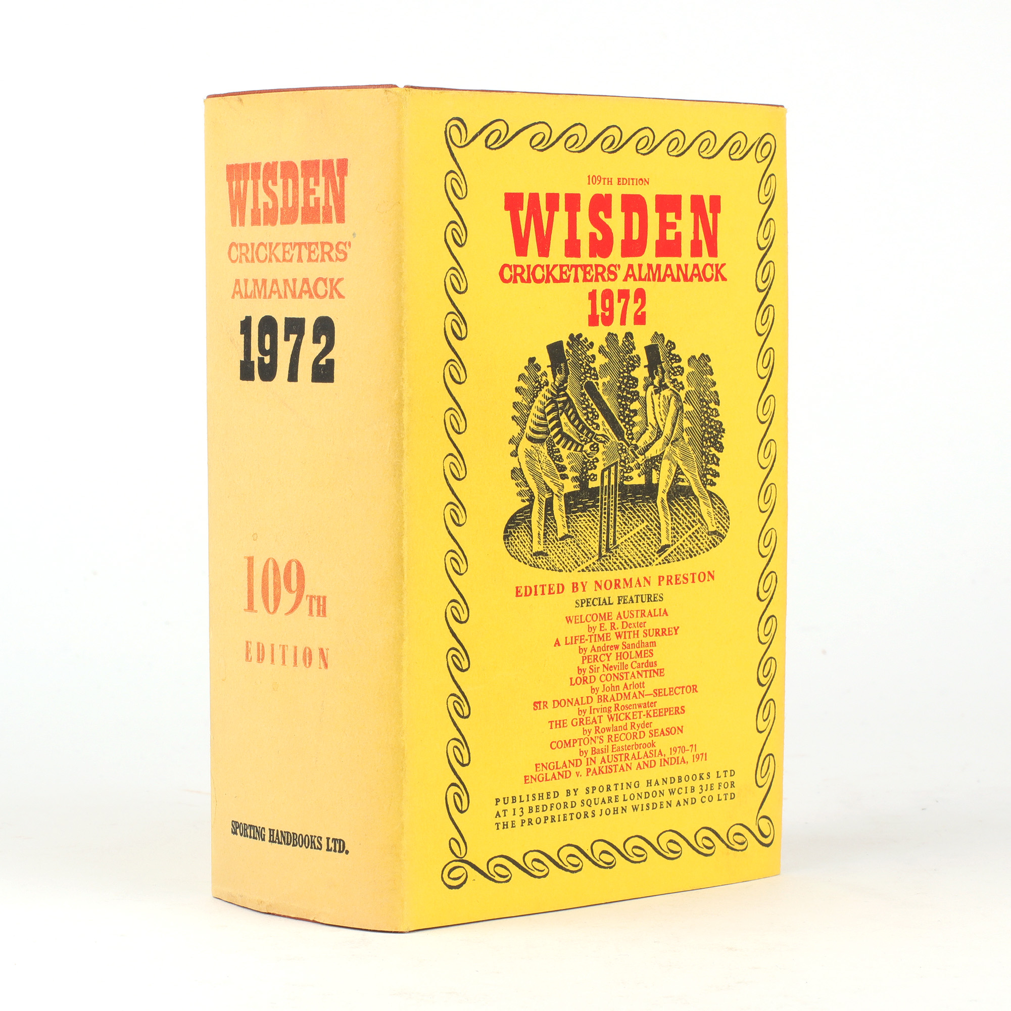 Wisden's Cricketers' Almanack 1972 - , 