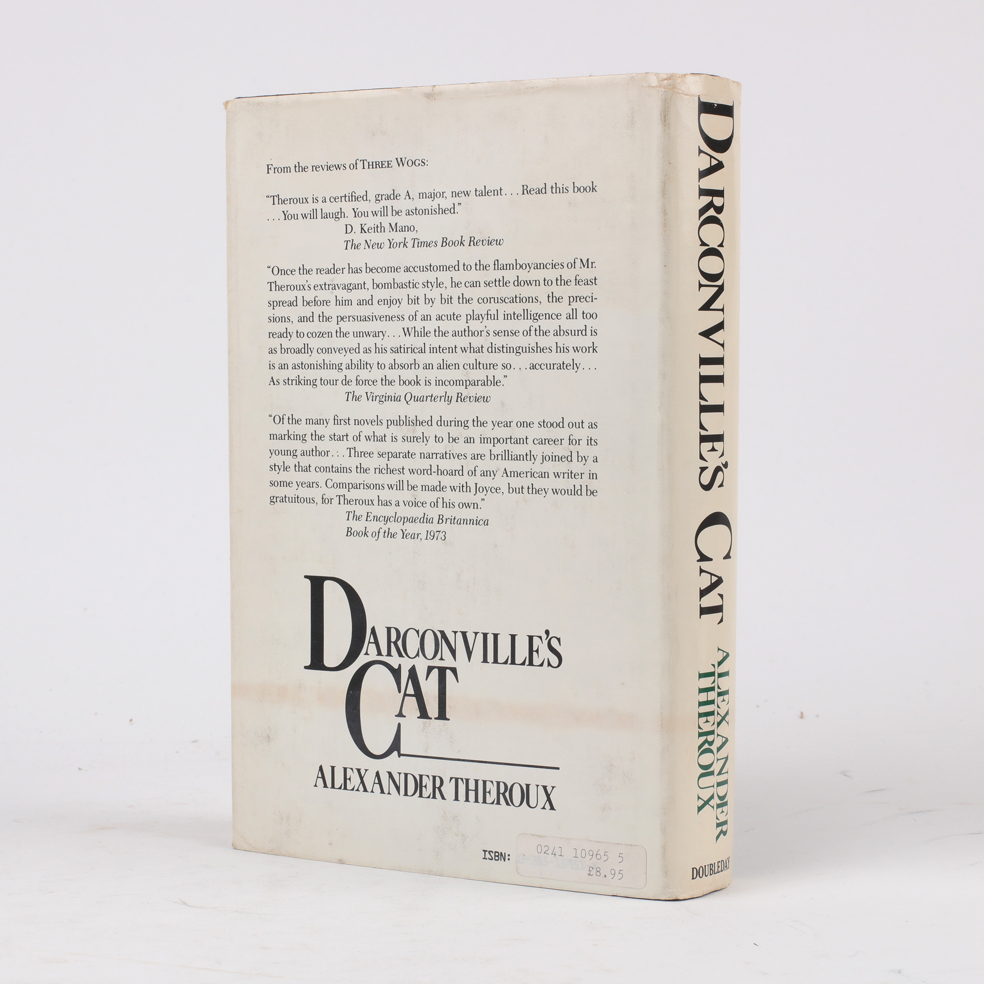 Darconville's Cat by THEROUX, Alexander - Jonkers Rare Books