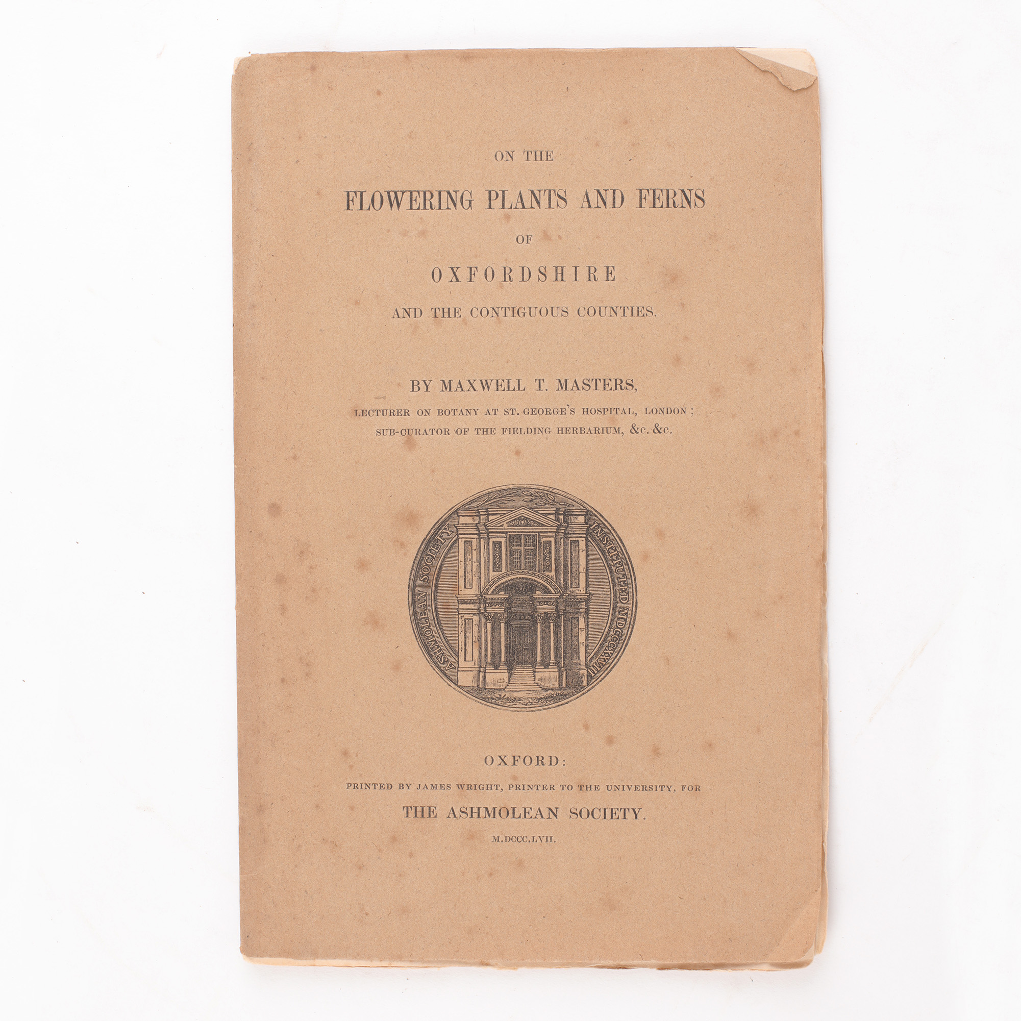 On the Flowering Plants and Trees of Oxfordshire - , 