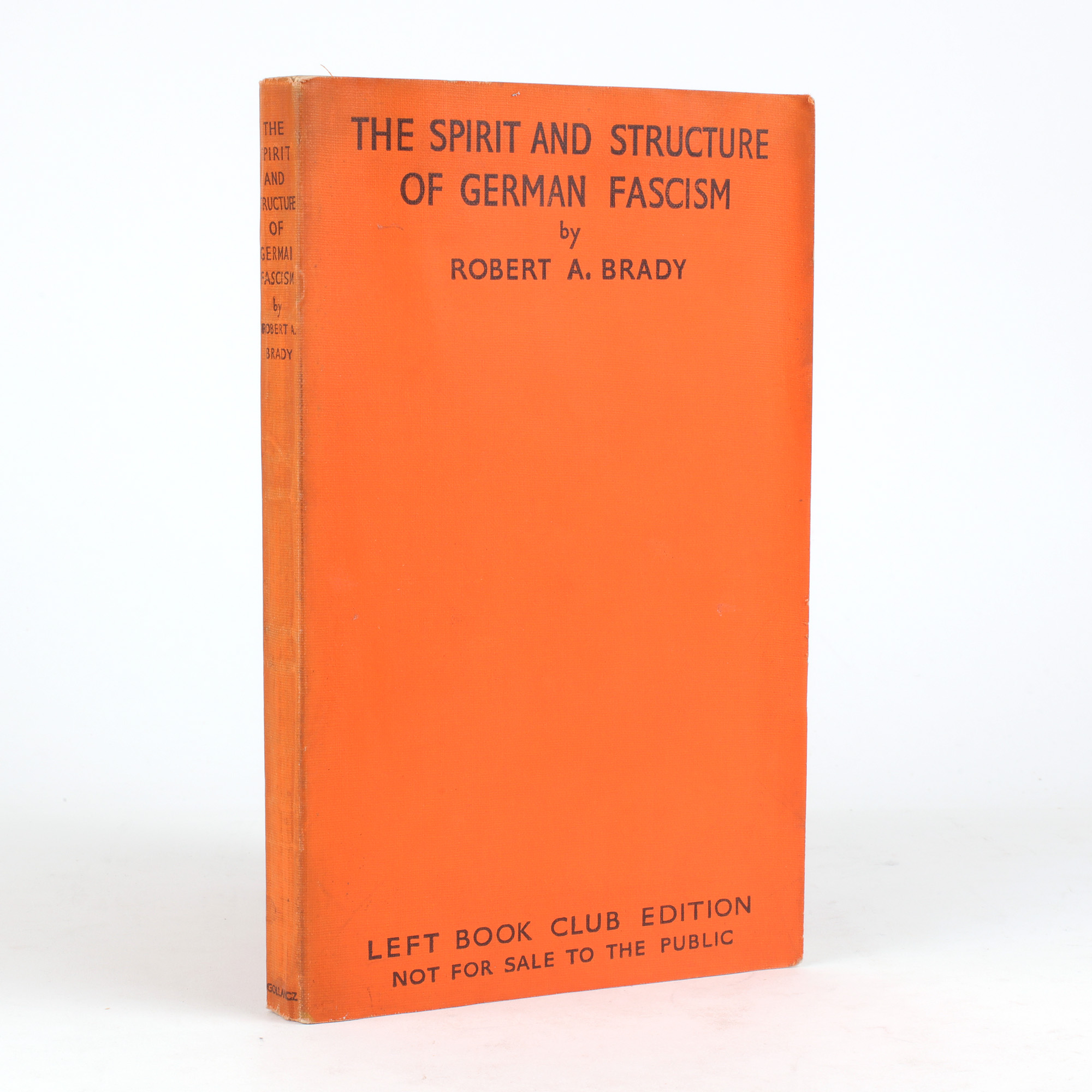 The Spirit and Structure of German Fascism - , 