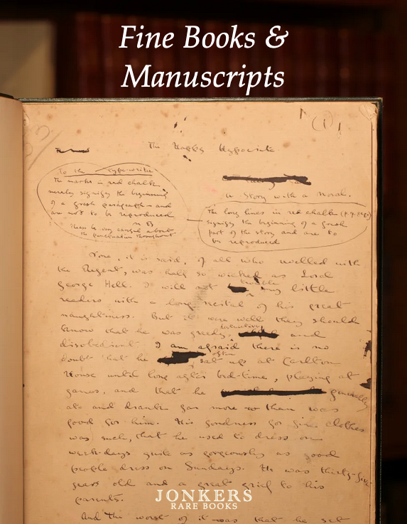 Fine Books and Manuscripts - , 