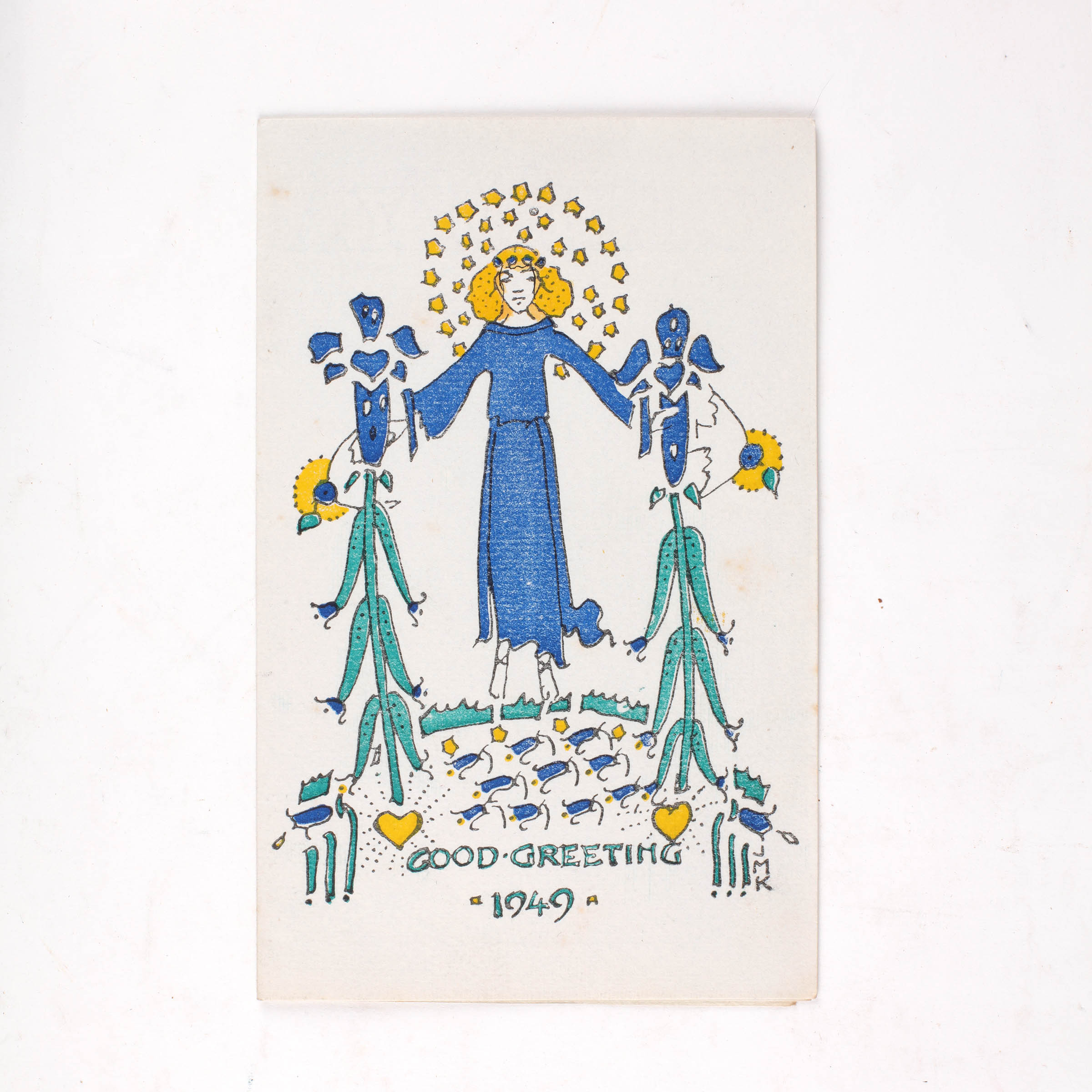 Artist's Personal Greetings Card by KING, Jessie M. - Jonkers Rare Books Artist's Personal Greetings Card by KING, Jessie M. - Jonkers Rare Books