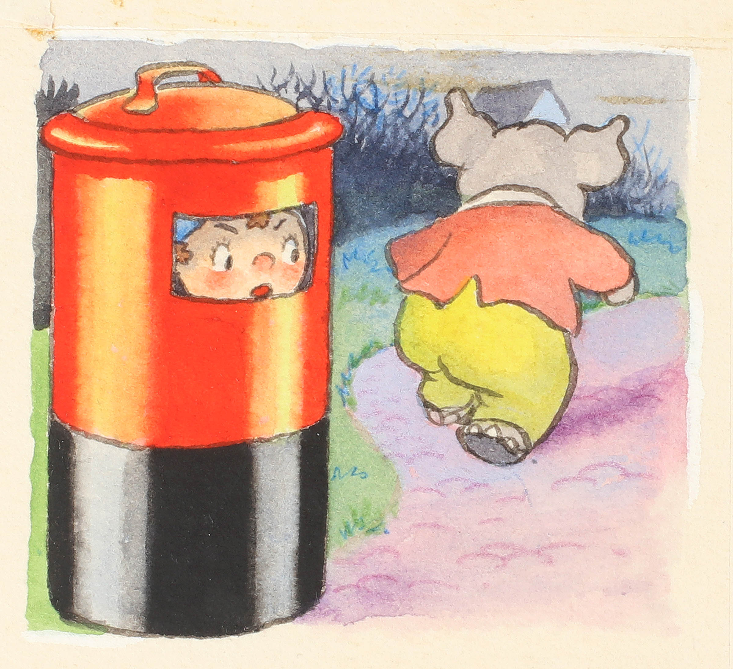 It Was Only Old Mr. Jumbo Taking an Evening Stroll - , 