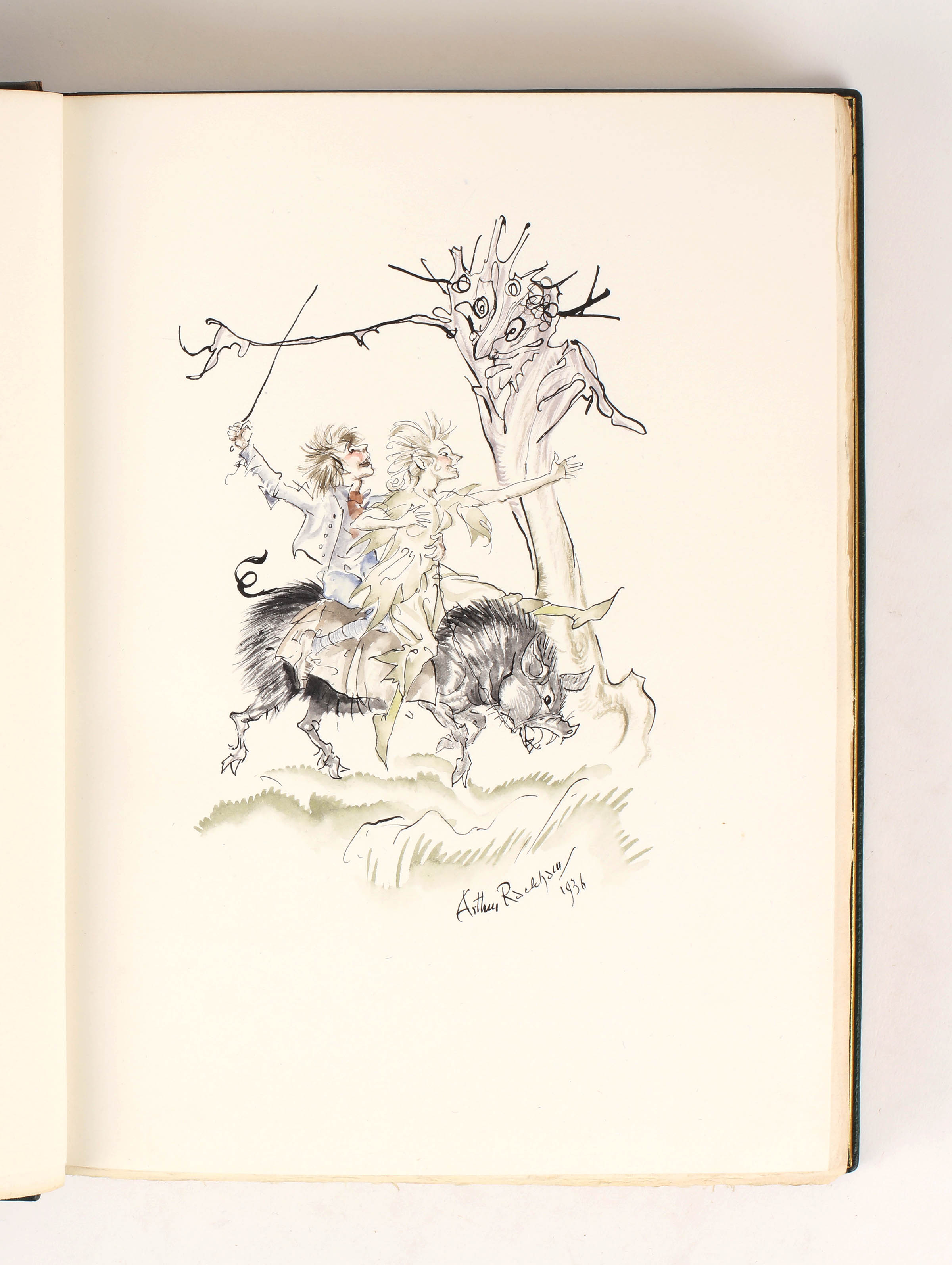 Arthur Rackham Watercolours A Complete Set of Special Deluxe Editions With Original Watercolours by ...