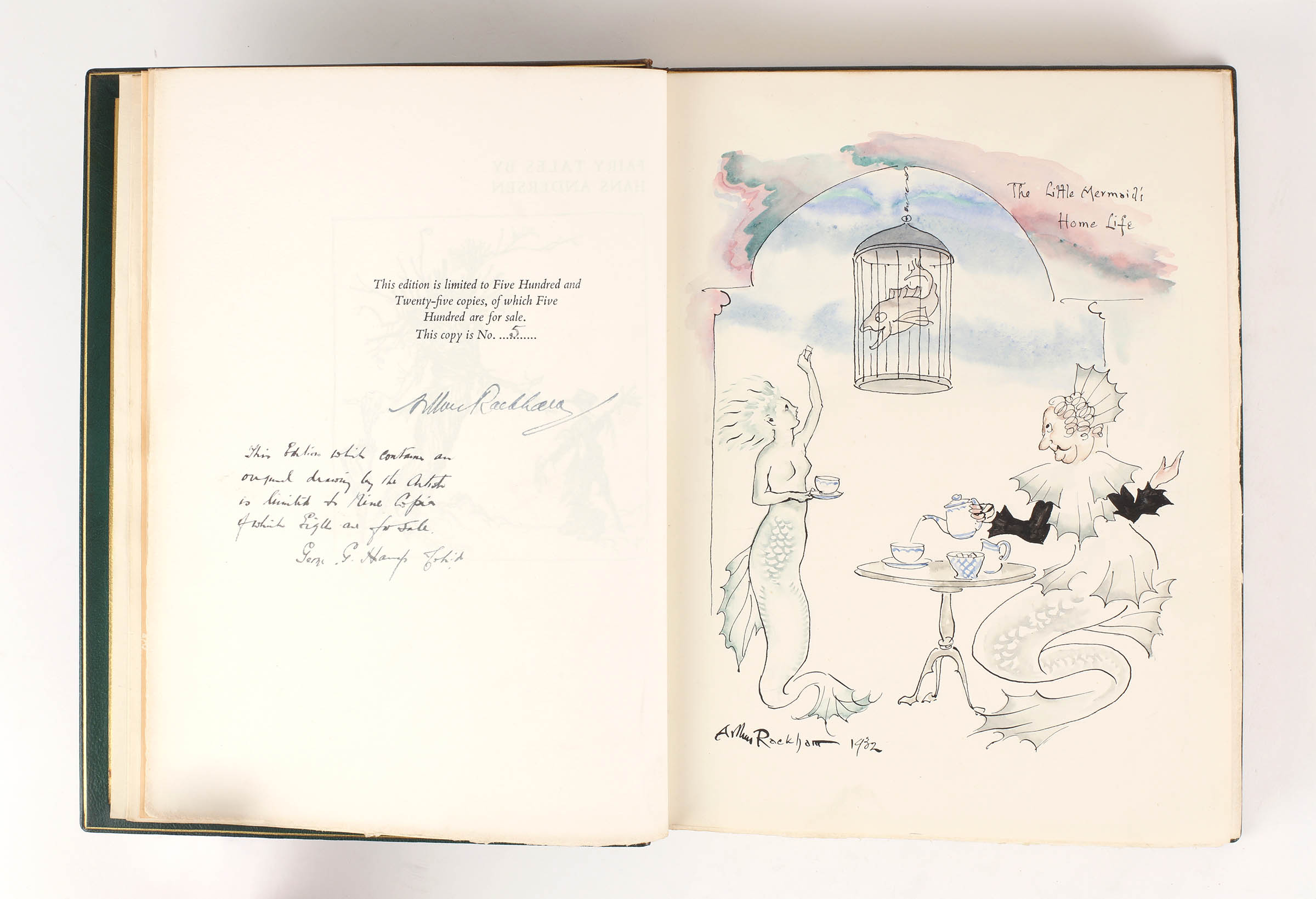 Arthur Rackham Watercolours A Complete Set of Special Deluxe Editions With Original Watercolours by ...