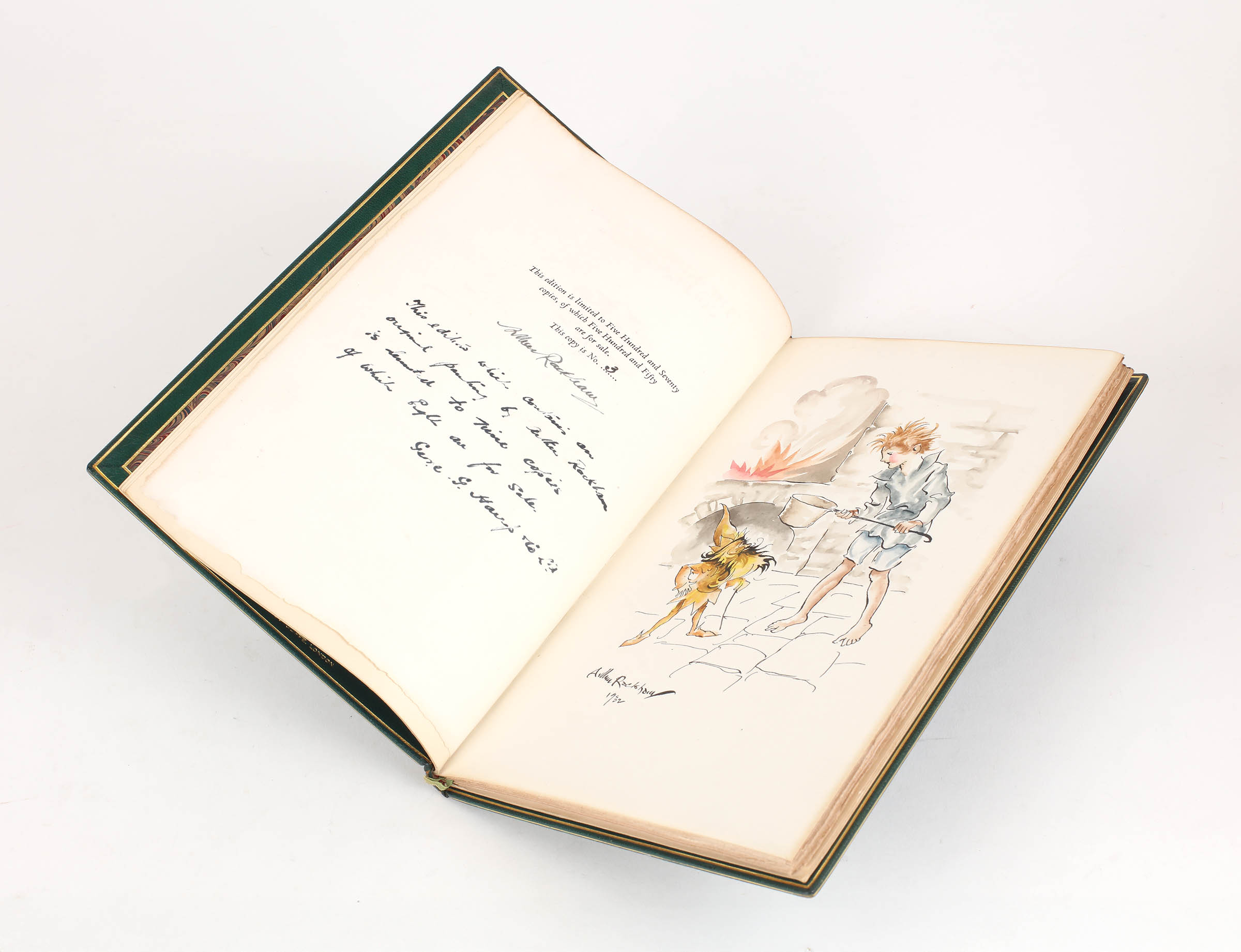 Arthur Rackham Watercolours A Complete Set of Special Deluxe Editions With Original Watercolours by ...