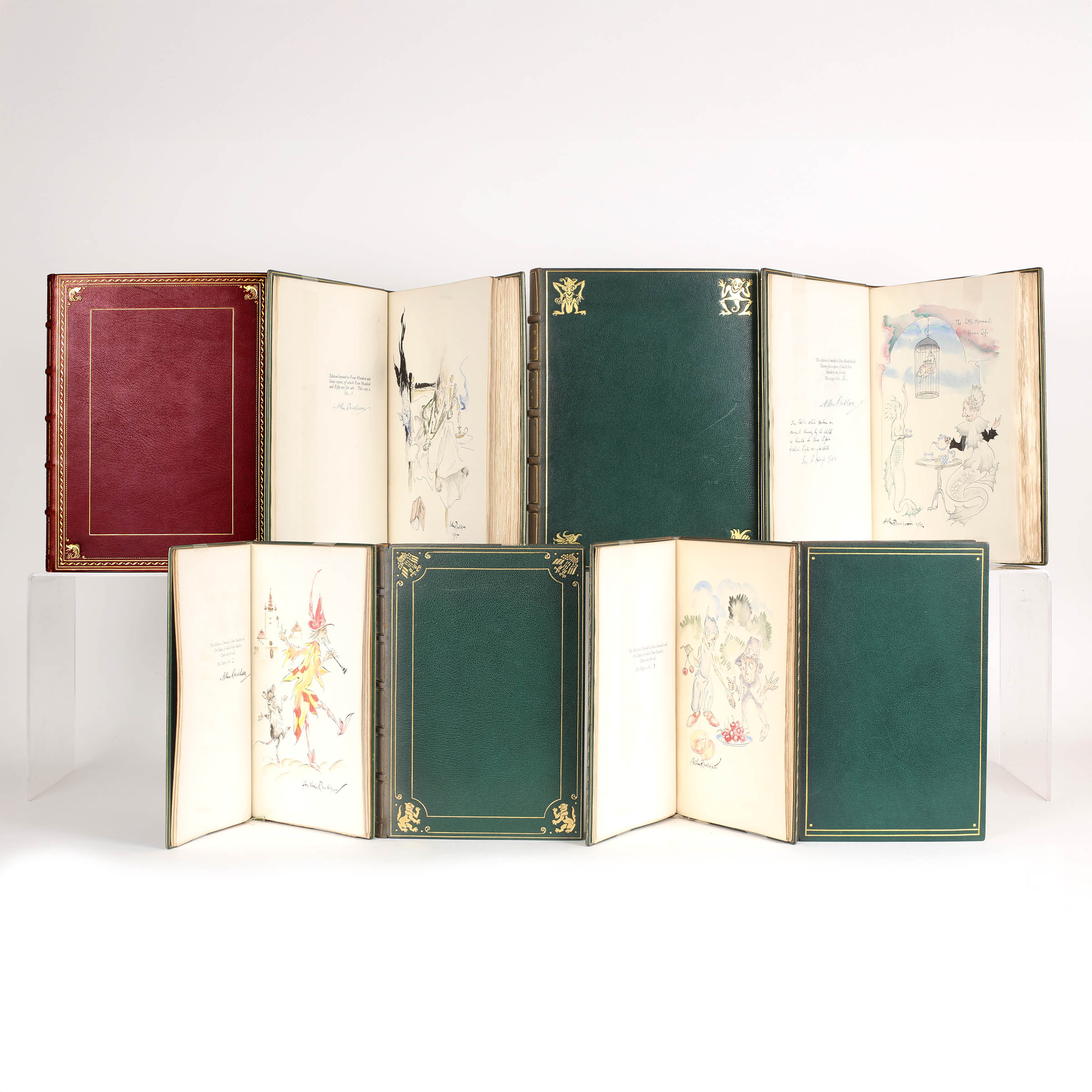 Arthur Rackham Watercolours A Complete Set of Special Deluxe Editions With Original Watercolours by ...