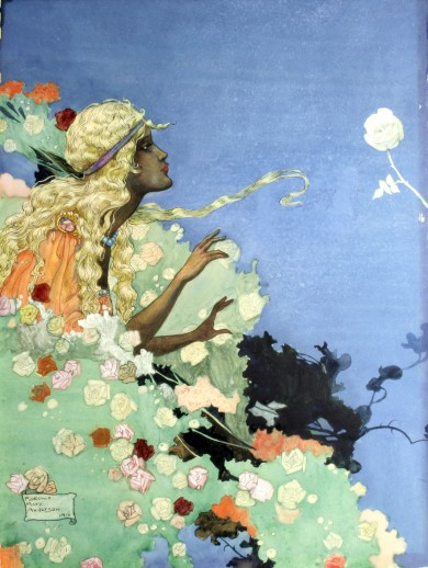 Original Ink and Watercolour for the Black Princess - , 