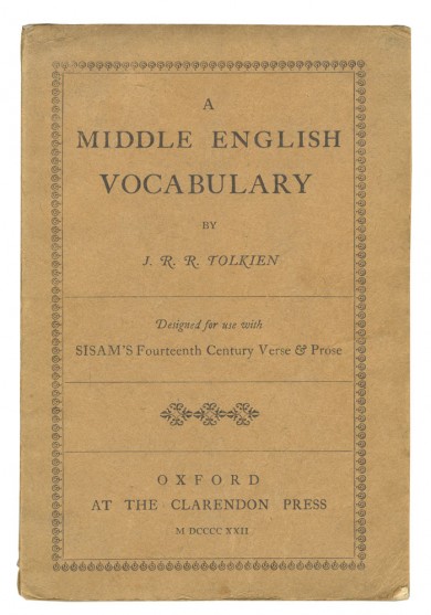 A Middle English Vocabulary - , 