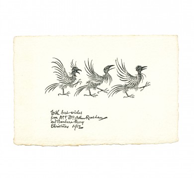 Rackham Family Christmas Card - , 