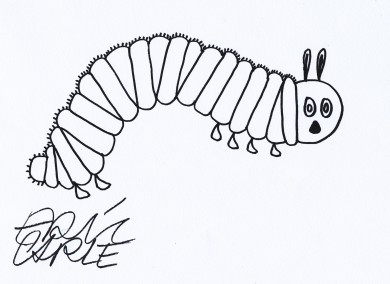 Original Drawing of the Hungry Caterpillar - , 