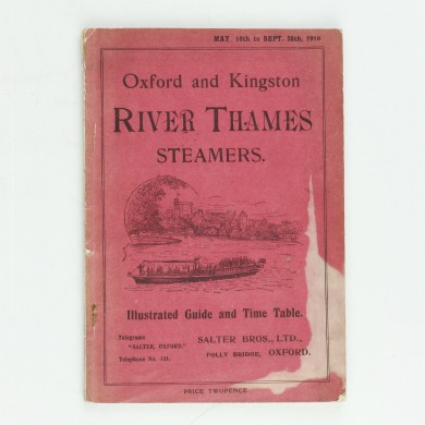 Oxford and Kingston River Thames Steamers - , 