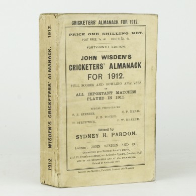 John Wisden's Cricketers' Almanack for 1912 - , 