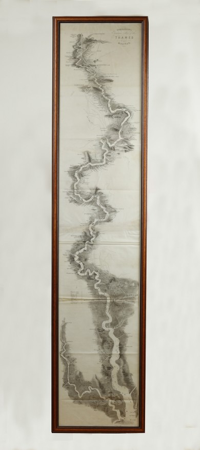 Tombleson's Panoramic Map of the Thames and Medway - , 