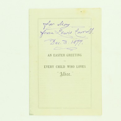 An Easter Greeting to Every Child Who Loves Alice - , 