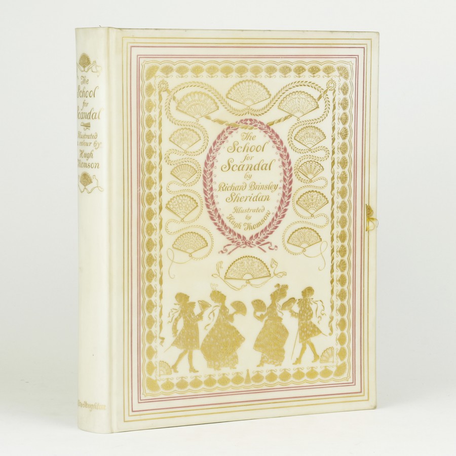 ★華挿絵本　ヒュー・トムソン 挿絵　スクールオブスキャンダル カラー25葉 ☆華挿絵本 ヒュー・トムソン 挿絵 スクールオブスキャンダル カラー25