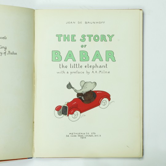 The Story of Babar by Jean de Brunhoff The Story of Babar by Jean de Brunhoff