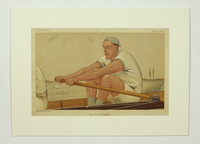 One of the Presidents: Vanity Fair Vintage Rowing Print - , 