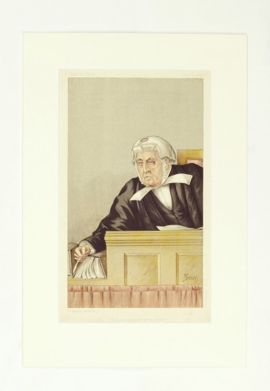 'He Was an Ornament on the Bench' : Vanity Fair Vintage Rowing Print - , 