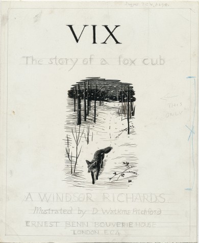 Original Drawing: Vix - the Story of a Fox Cub - , 