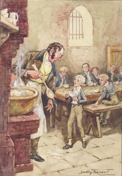 Original Watercolour for Oliver Twist - , 
